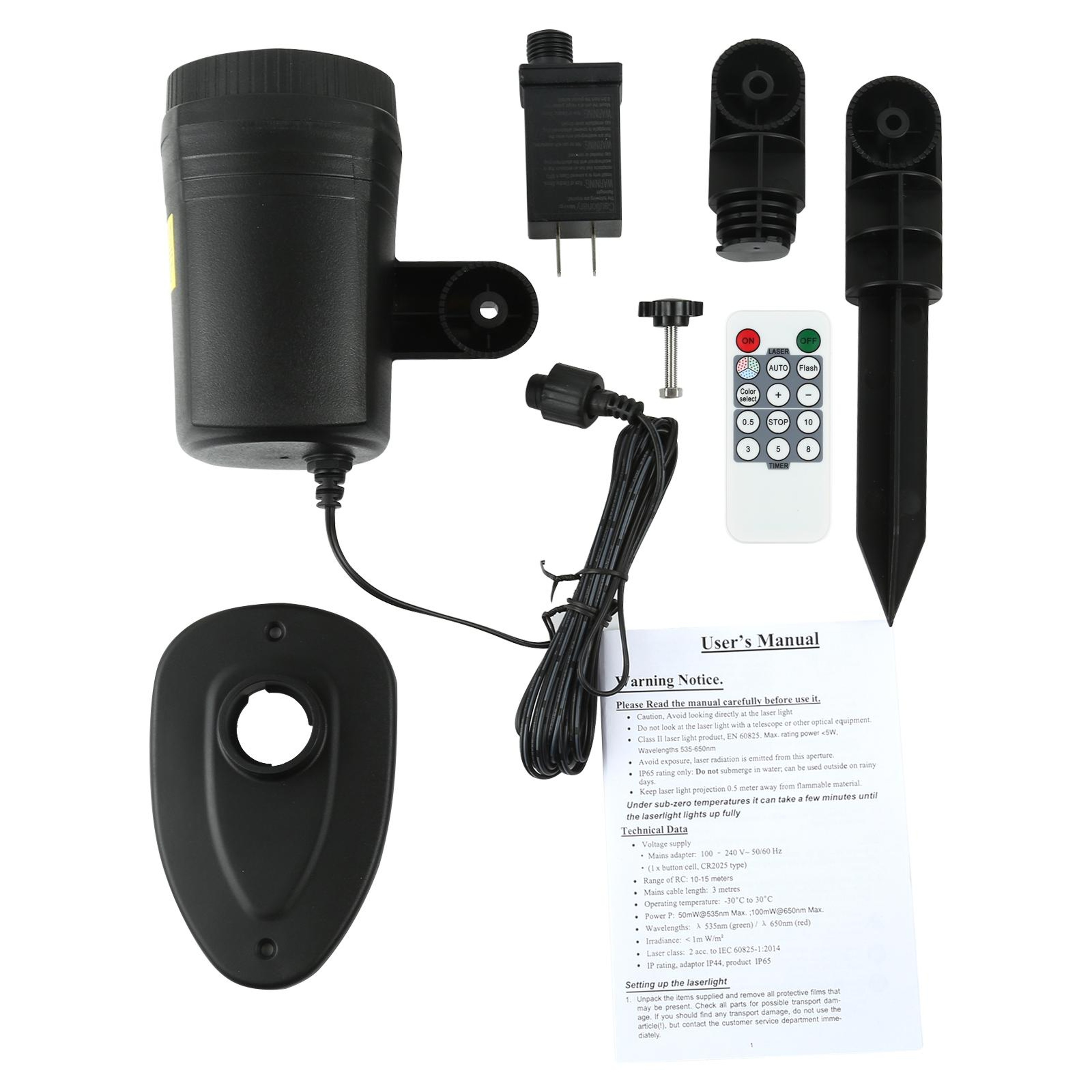 Premium Outdoor Laser Projection Light Waterproof Garden Laser Projector With Remote Control 6
