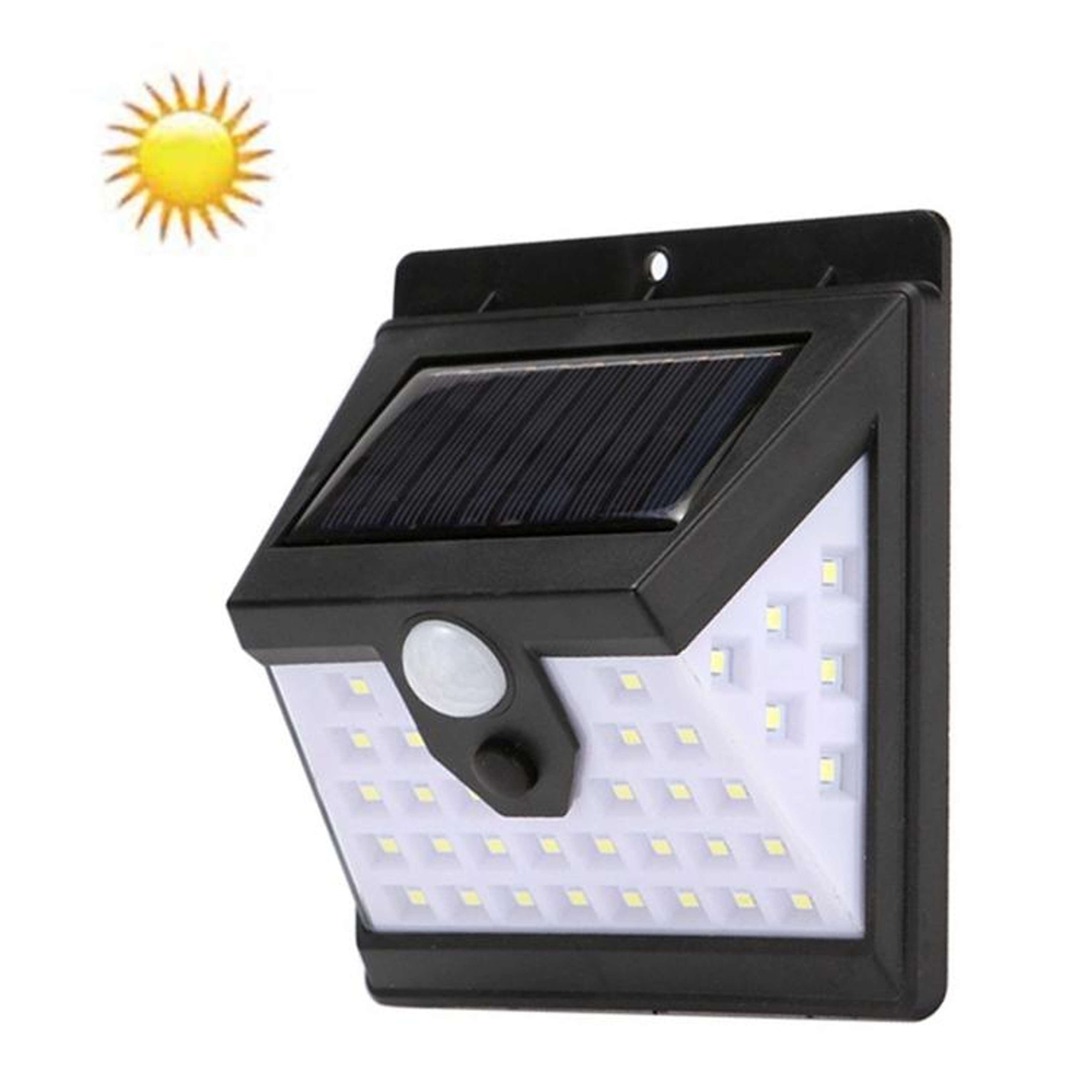 Solar LED Motion Sensor Wall Light LED Outdoor Waterproof Lamp 0