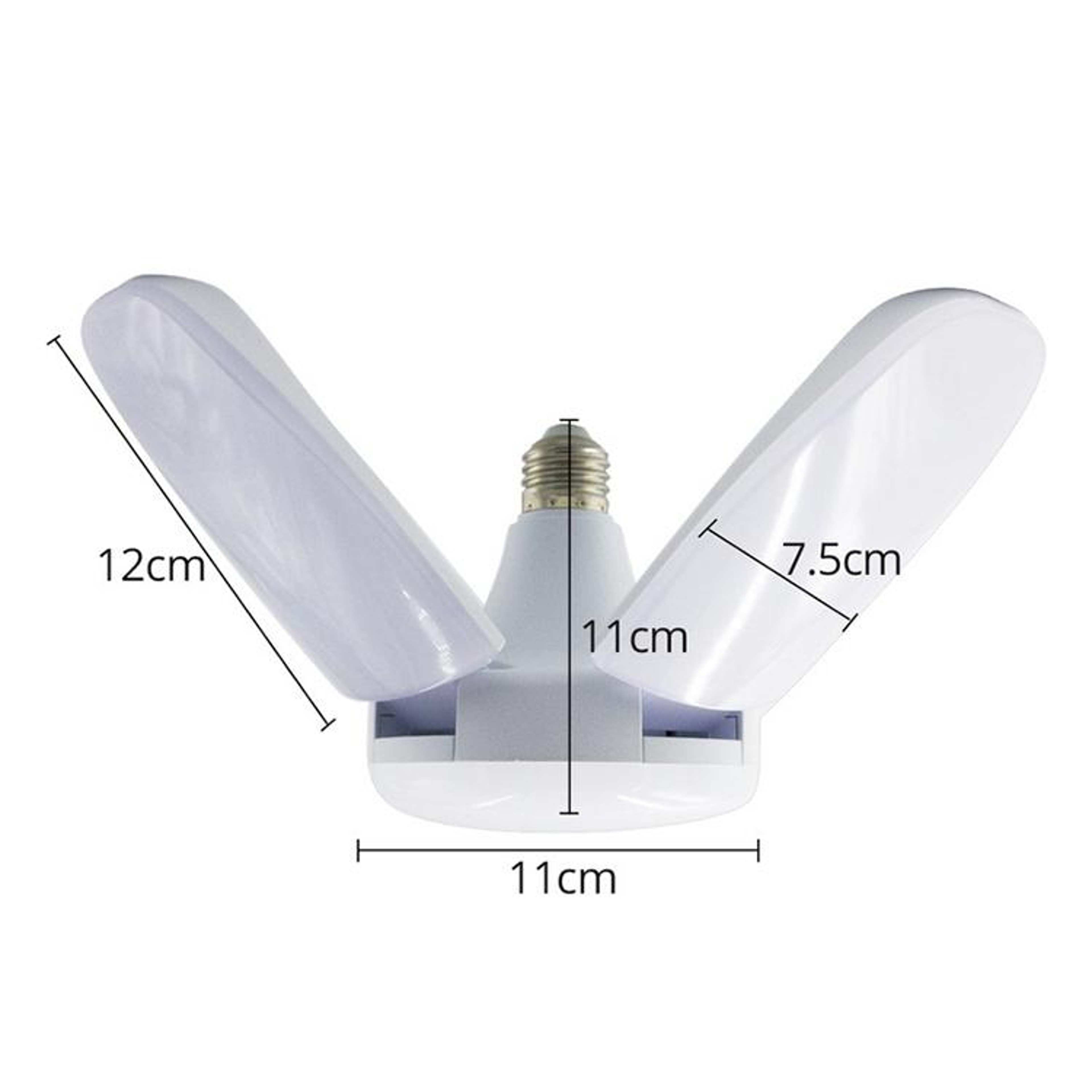 Foldable LED Bulb With Adjustable Leaves HighBrightness SMD LEDs 4