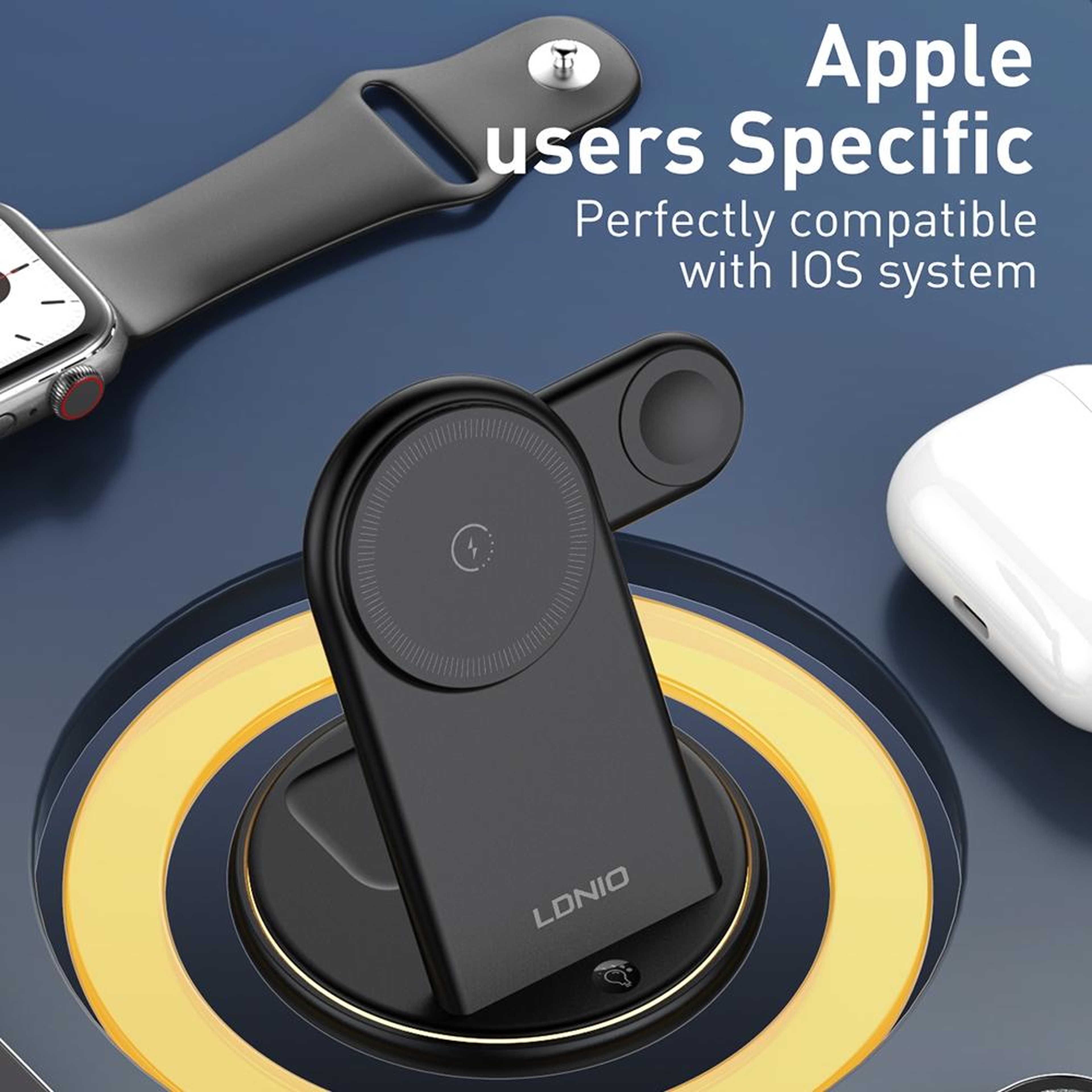 5 In 1 MagSafe Wireless Charger With Fast Type C Cable All In One Charging Station 6