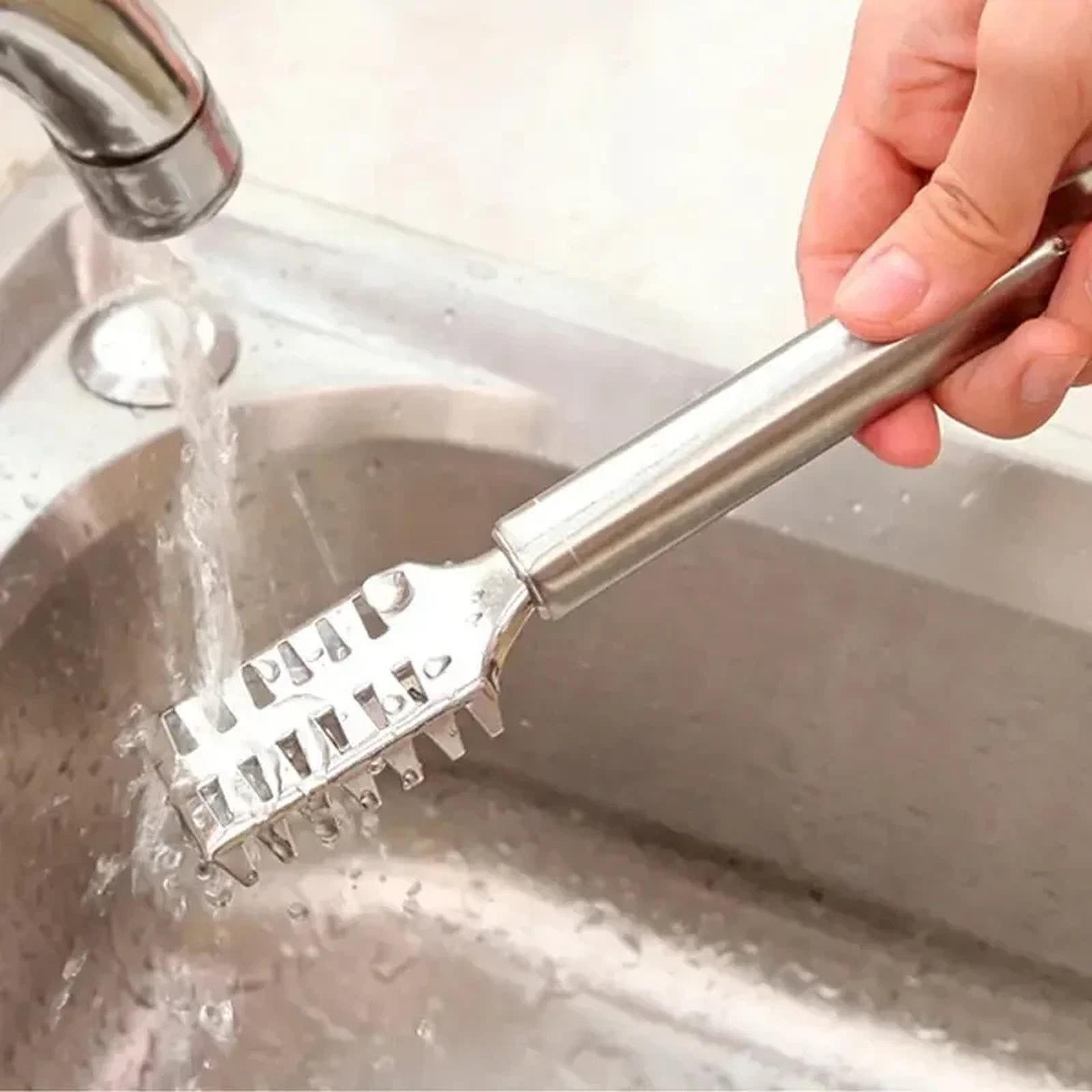 Square Stainless Steel Fish Scaler Fish Scale Remover Tool 5