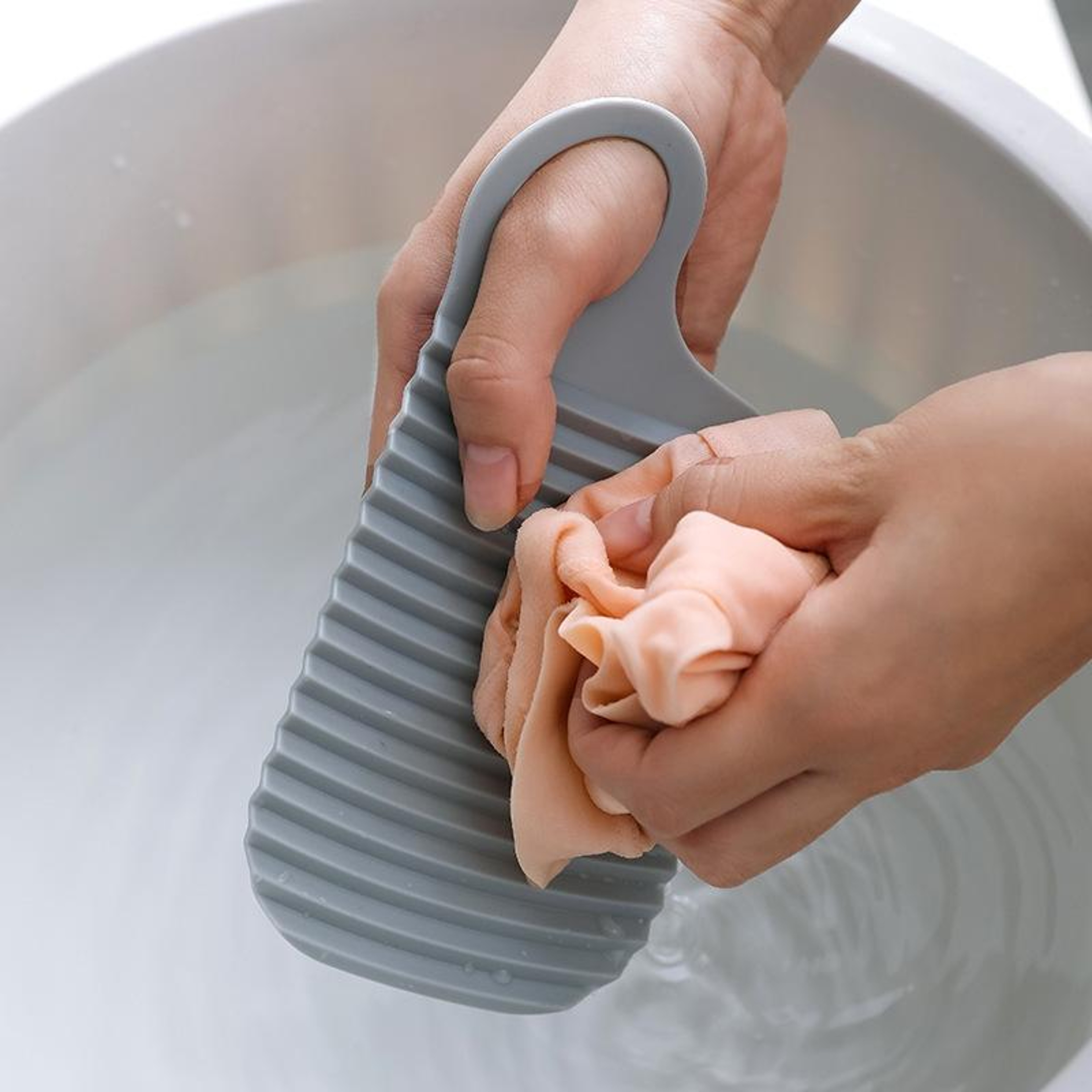 Foldable Silicone Laundry Board For Hand Washing Clothes 1