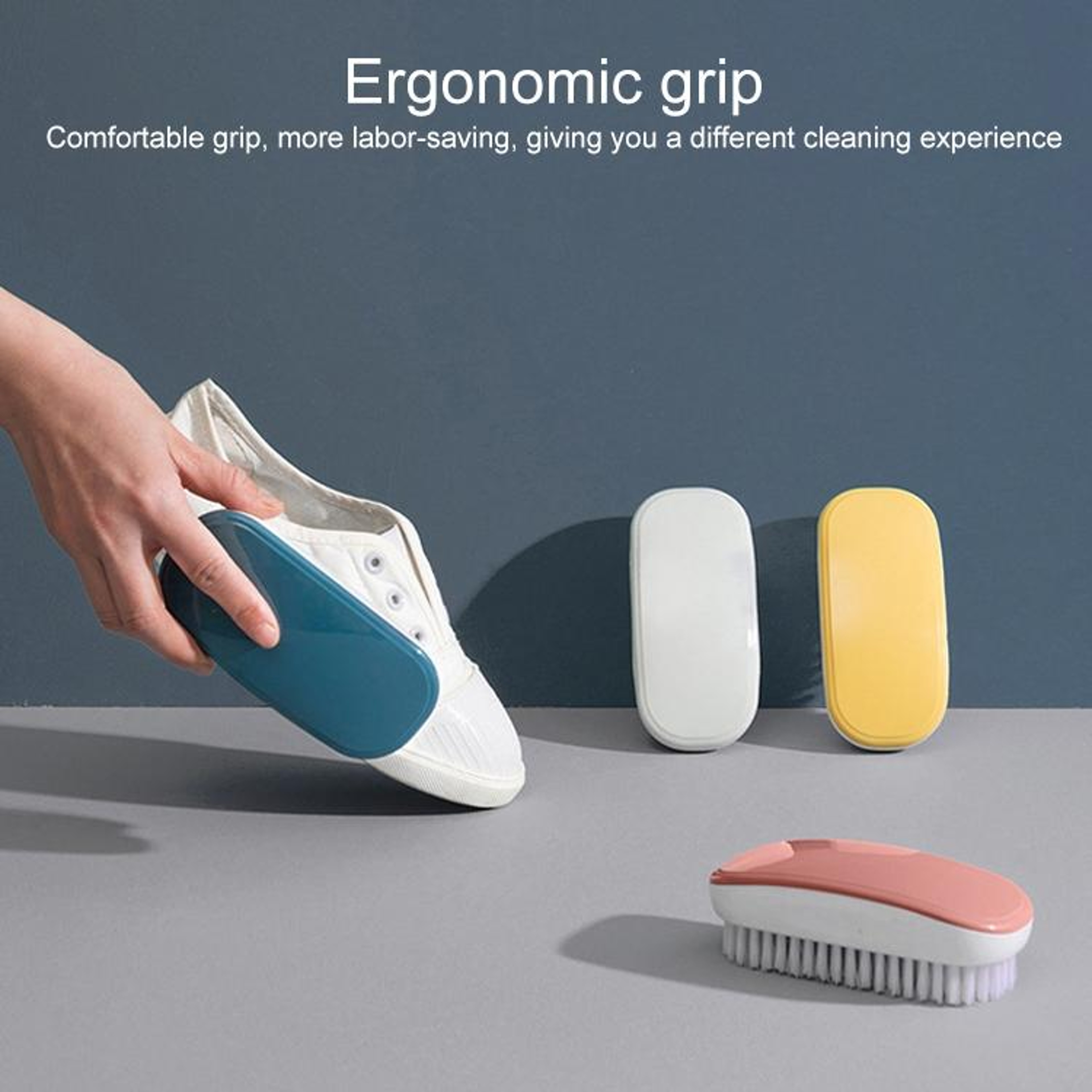 Colorful Soft Bristle Shoe Brush And Laundry Cleaning Brush 4
