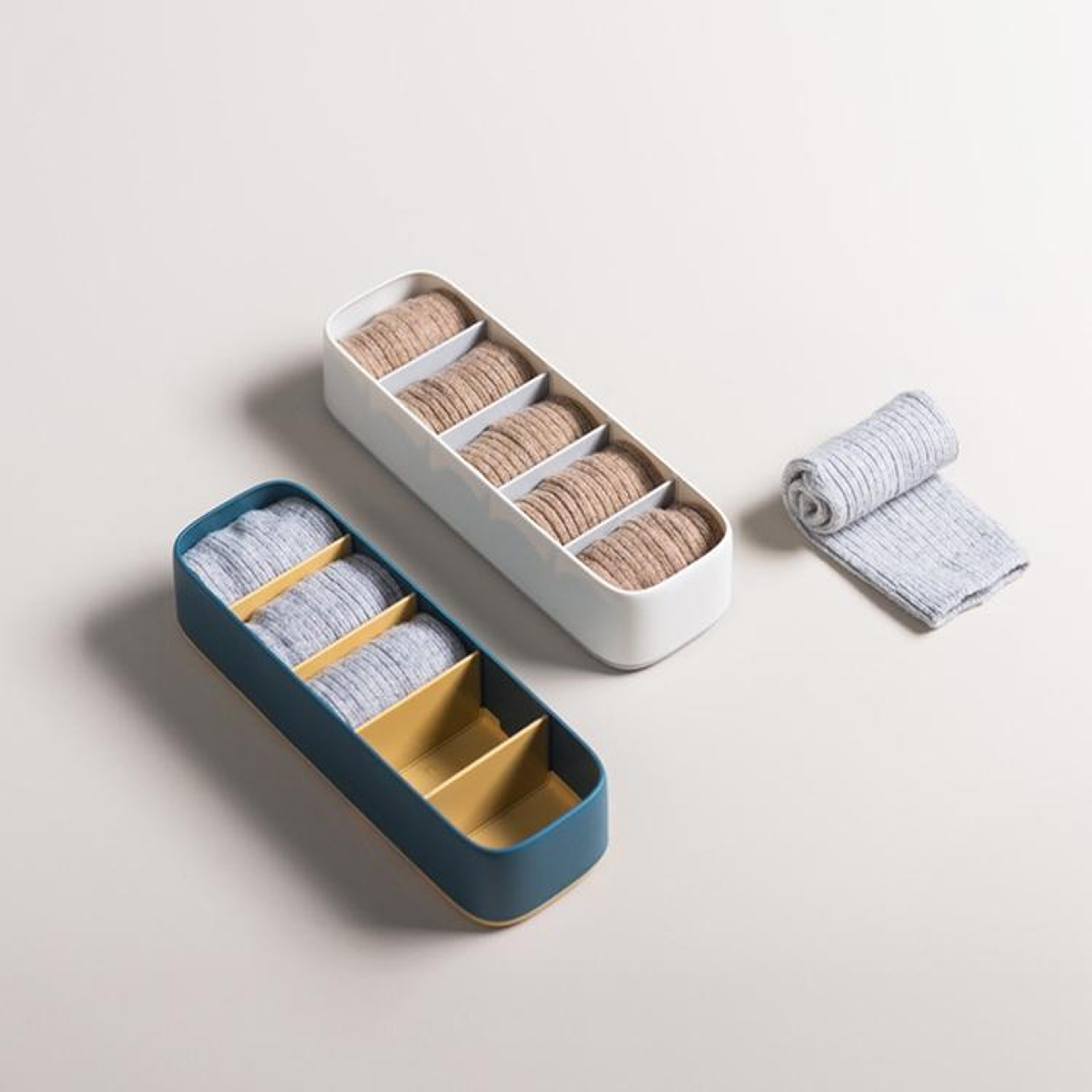 Space Saving Underwear Organizer And Sock Storage Box For Drawers 6