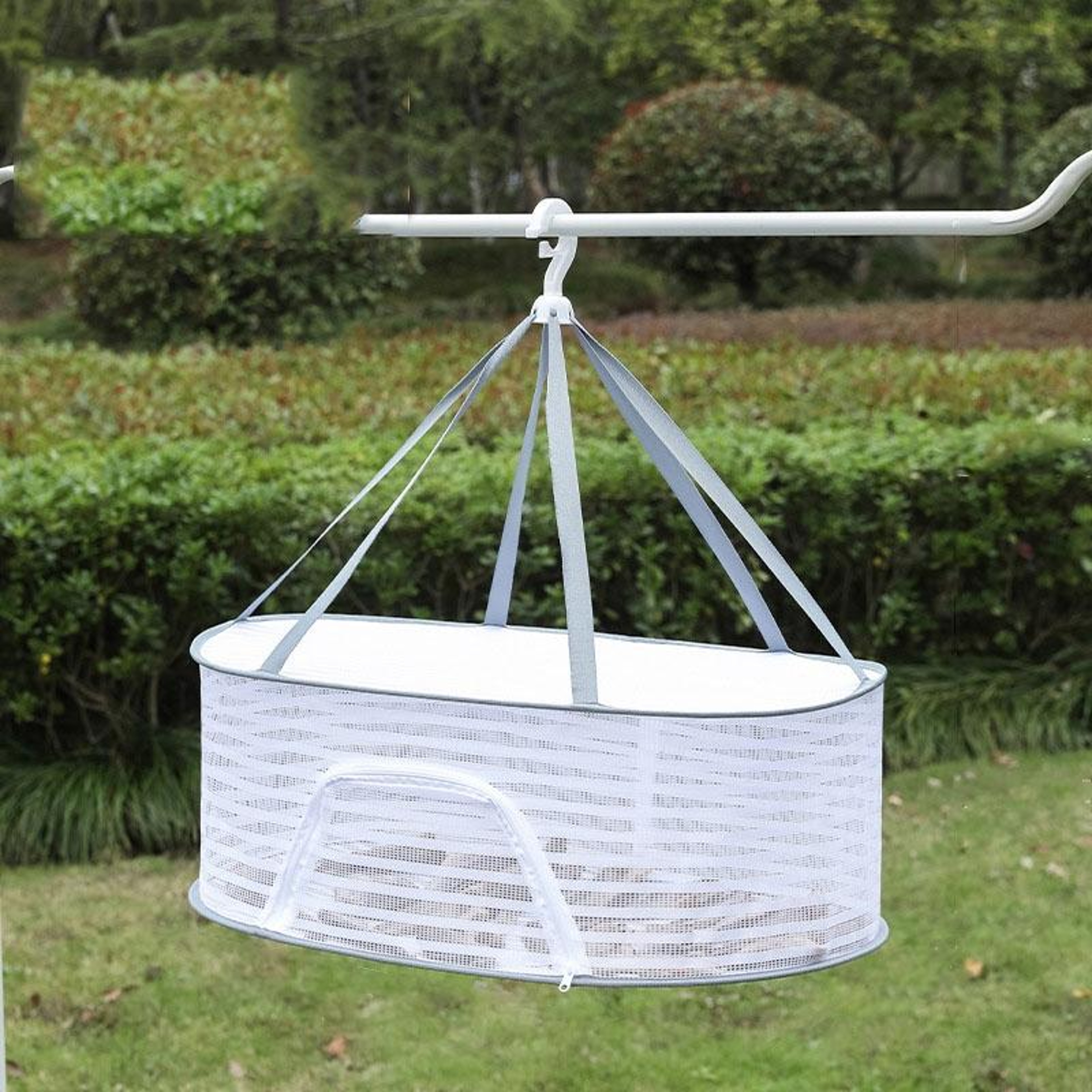 Foldable Drying Net Hanging Mesh Drying Rack For Fish Vegetables Herbs And Clothes 10