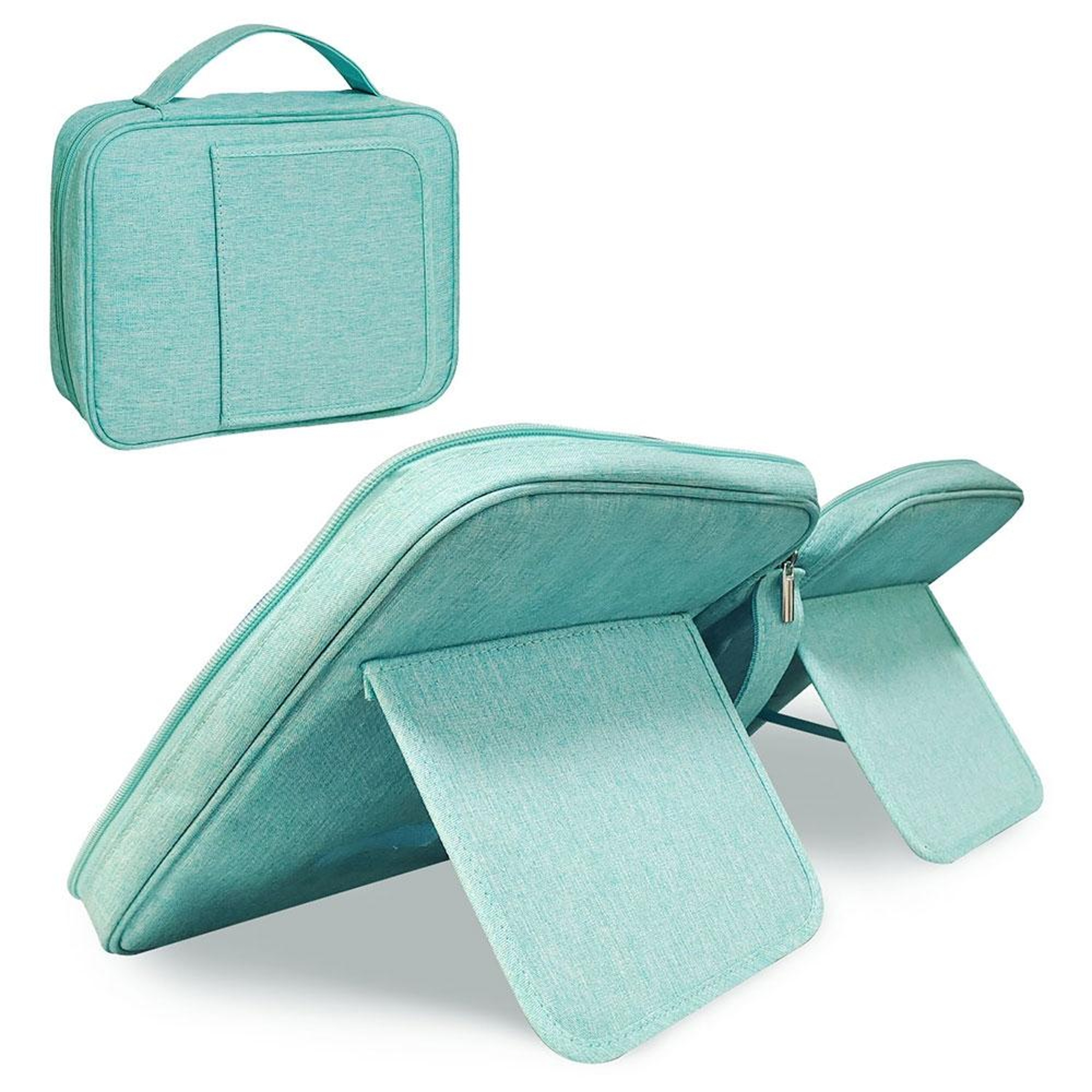 Bookend Electronic Organizer Bag with Portable Storage for Cables and Gadgets – view 1