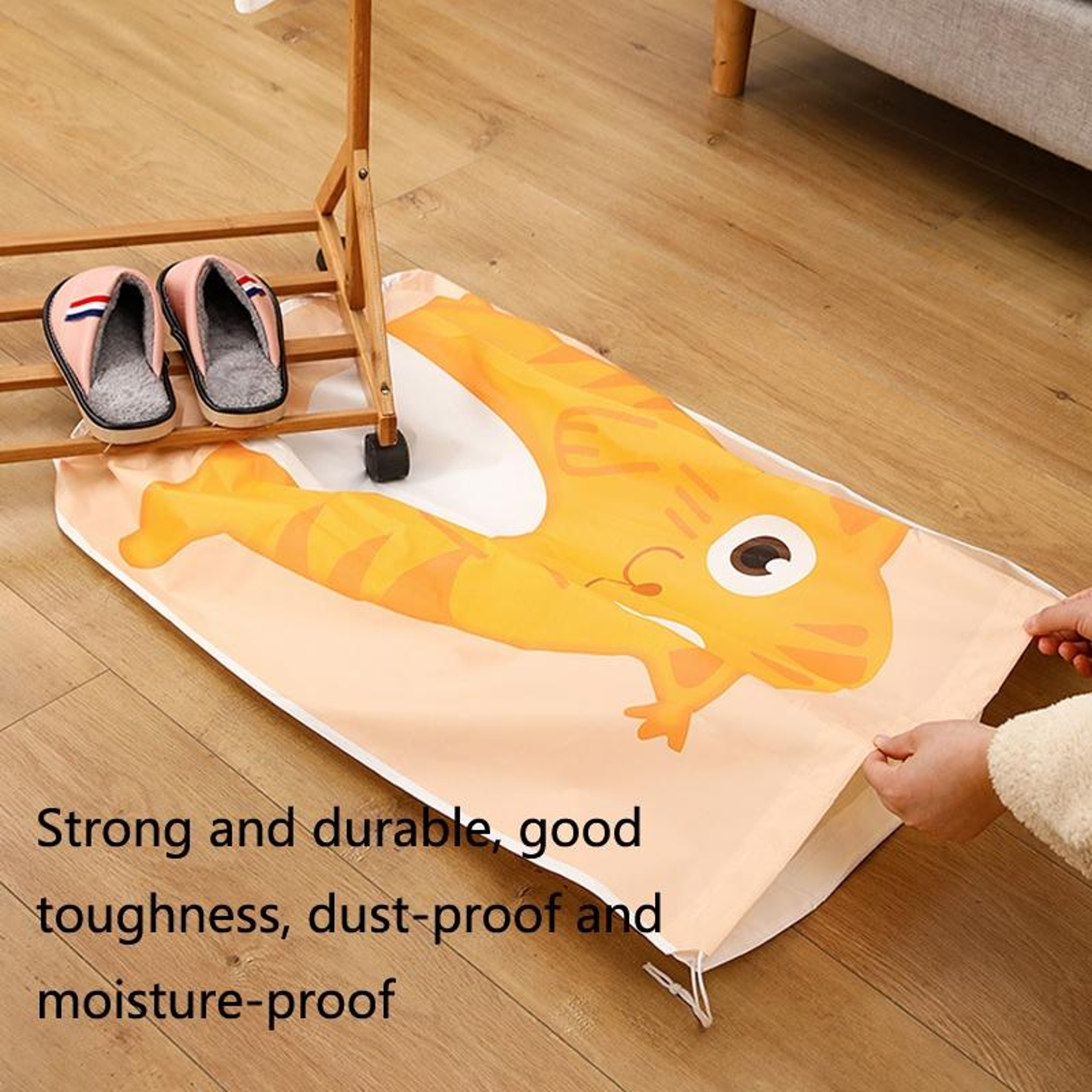 Pig PEVA Quilt Storage Bag Set Dustproof Blanket and Clothing Organizer – view 7
