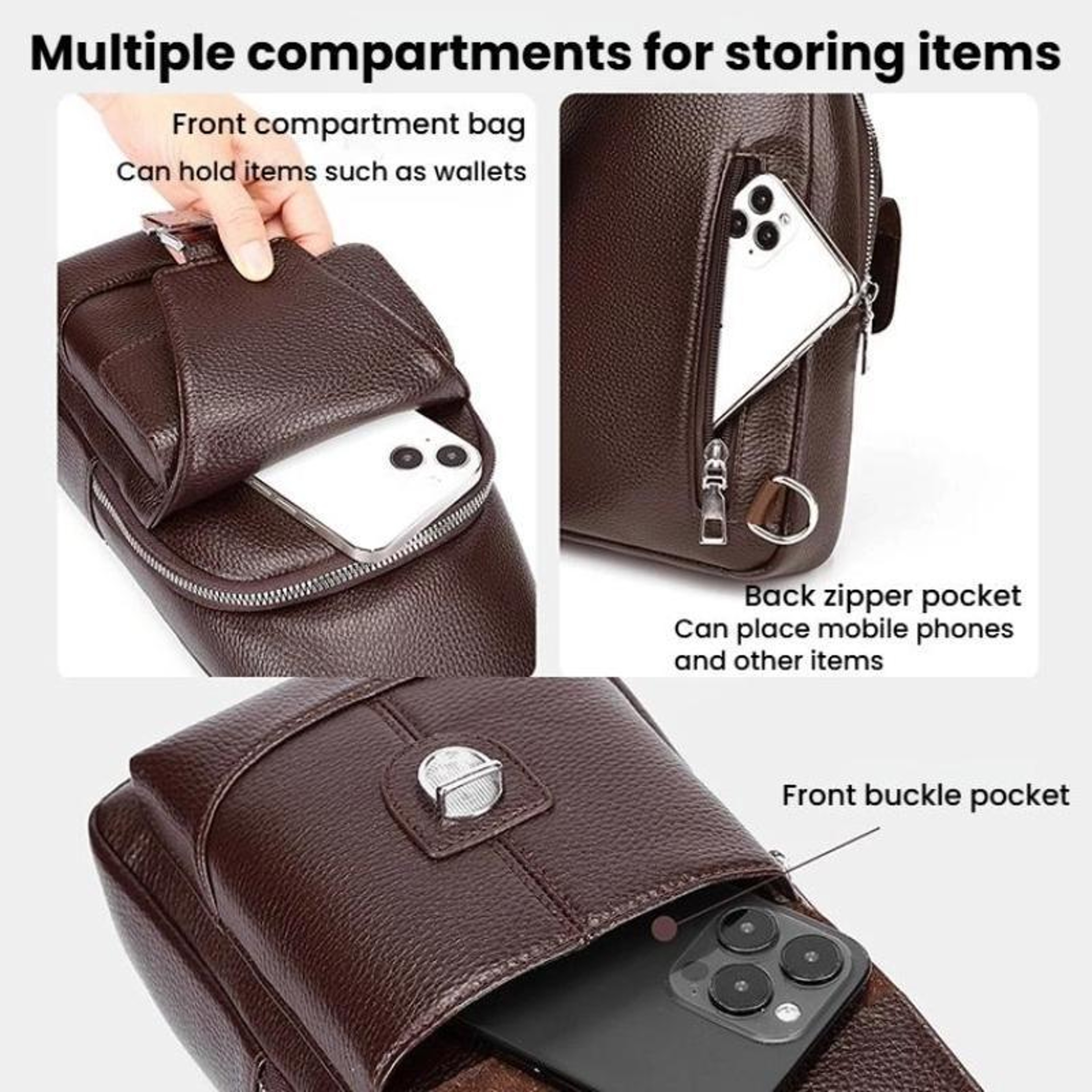 Outdoor Chest Bag Mens Multi Functional Cycling Crossbody Bag – view 5