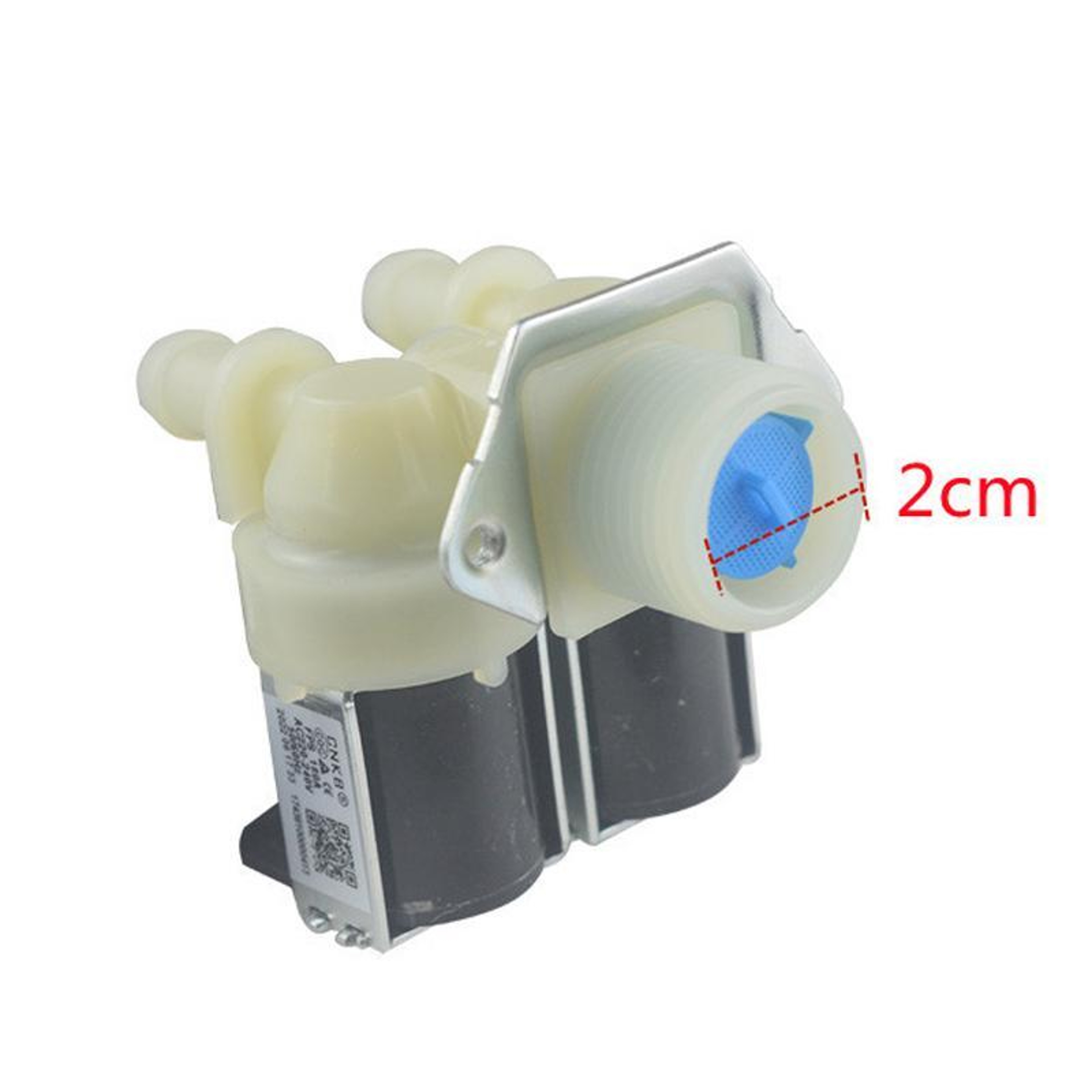 Samsung Front Load Washer Water Inlet Valve Dual Head Solenoid Replacement – view 3