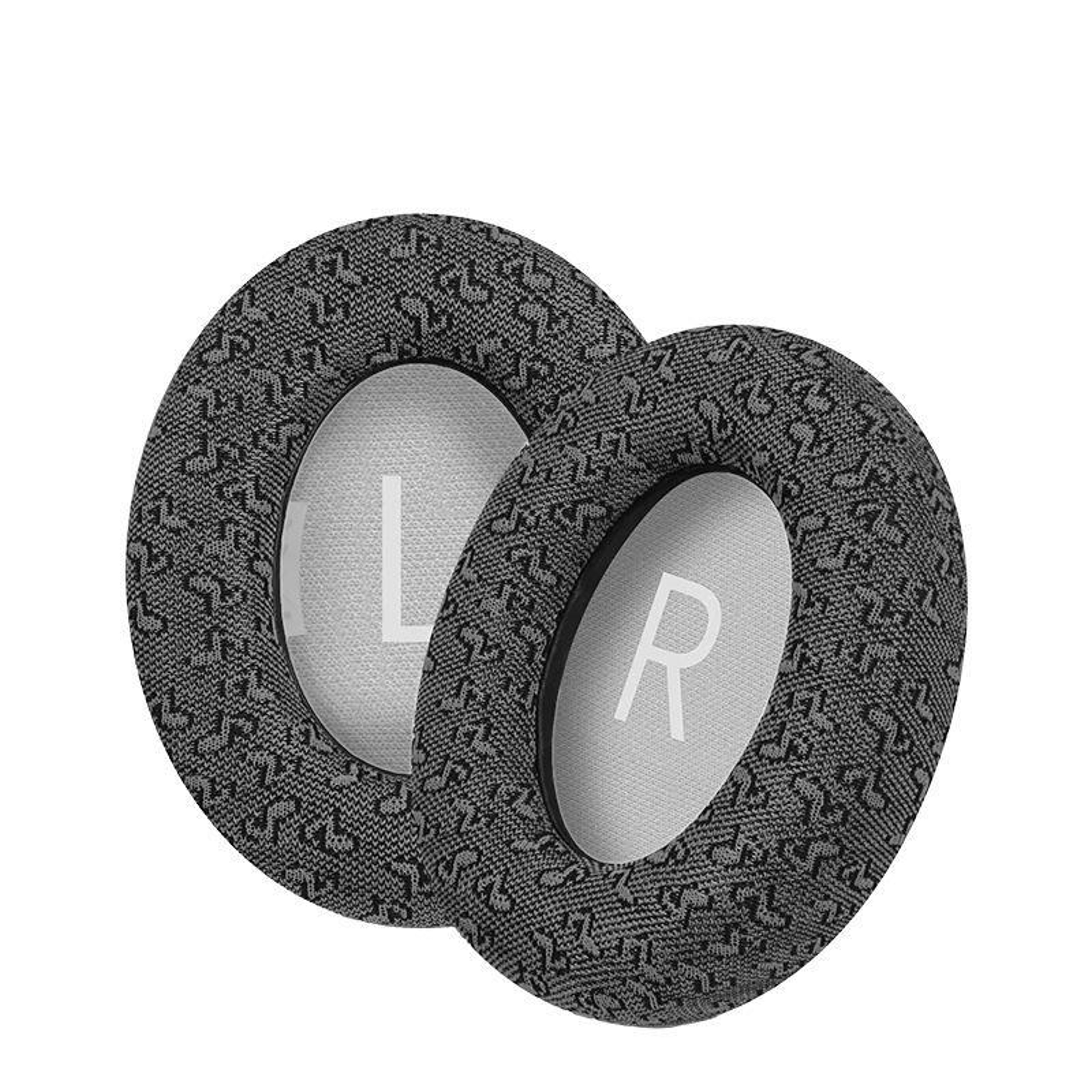 Musical Note Replacement Ear Pads Soft Cloth Ear Cushions 6