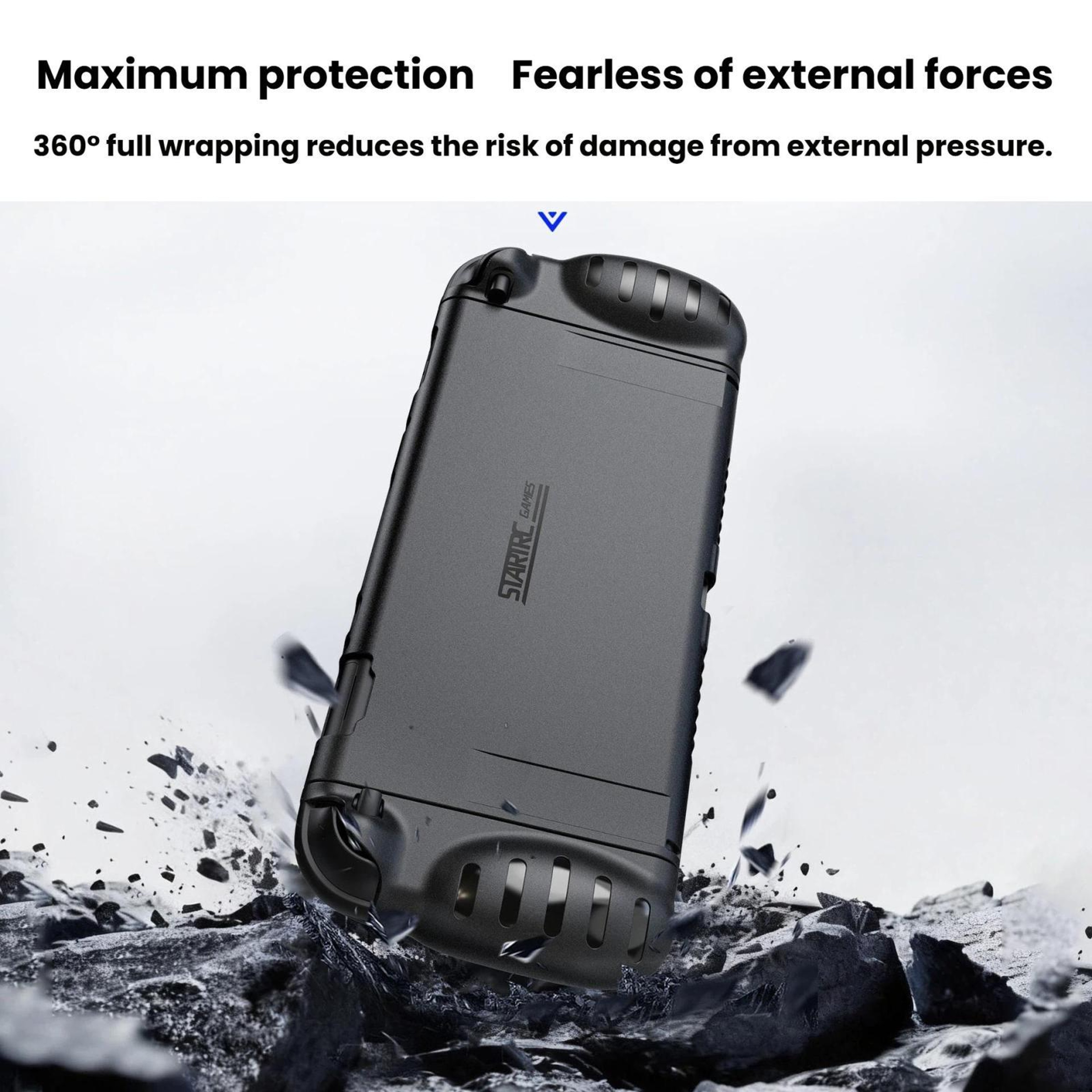 Premium Nintendo Switch Dual Grip Protective Case Ergonomic Handheld Comfort 4