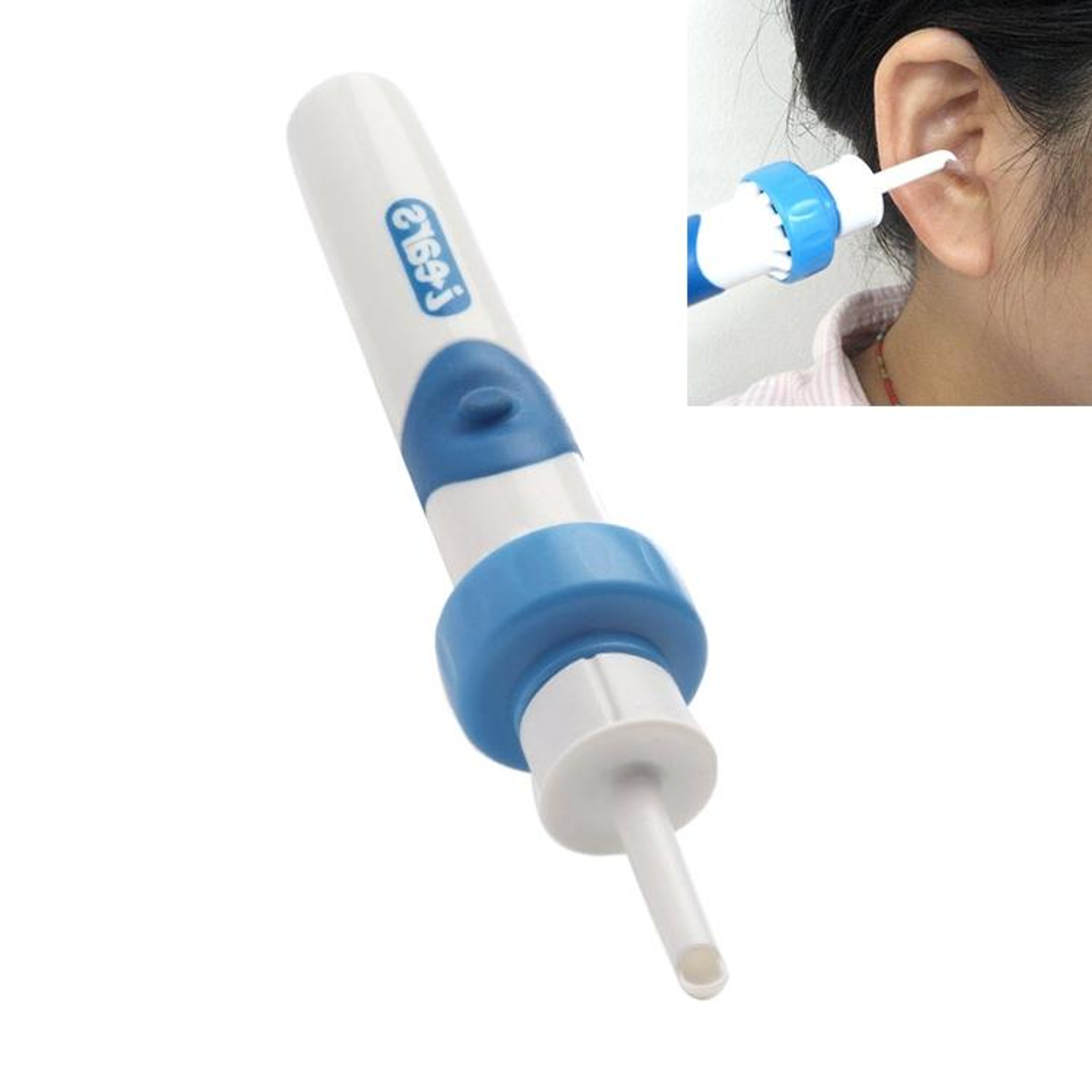 Gentle Suction Vibration Ear Wax Removal Tool With Soft Hygienic Tips 7