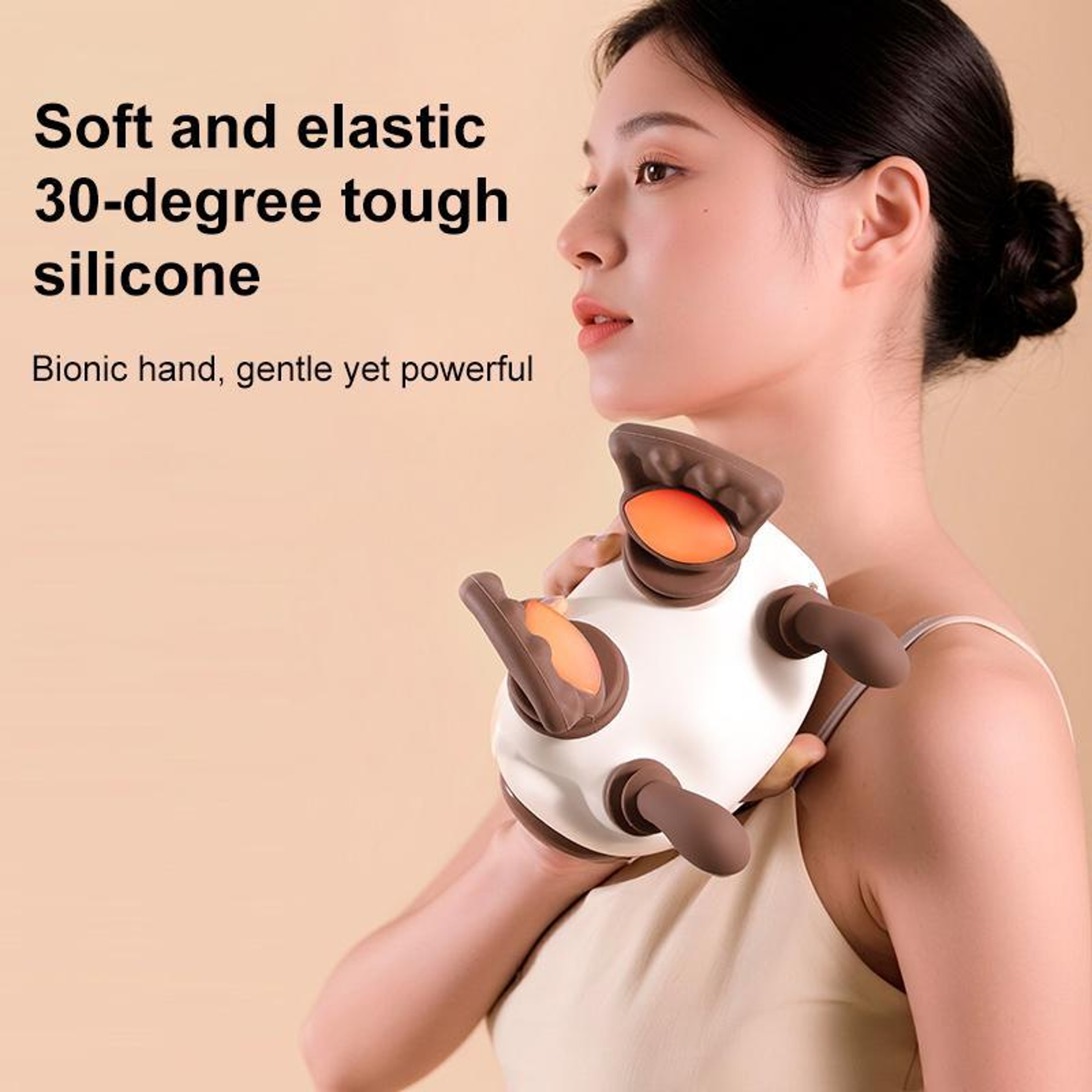 Neck and Shoulder Massager with Red Light Heat Therapy – view 3