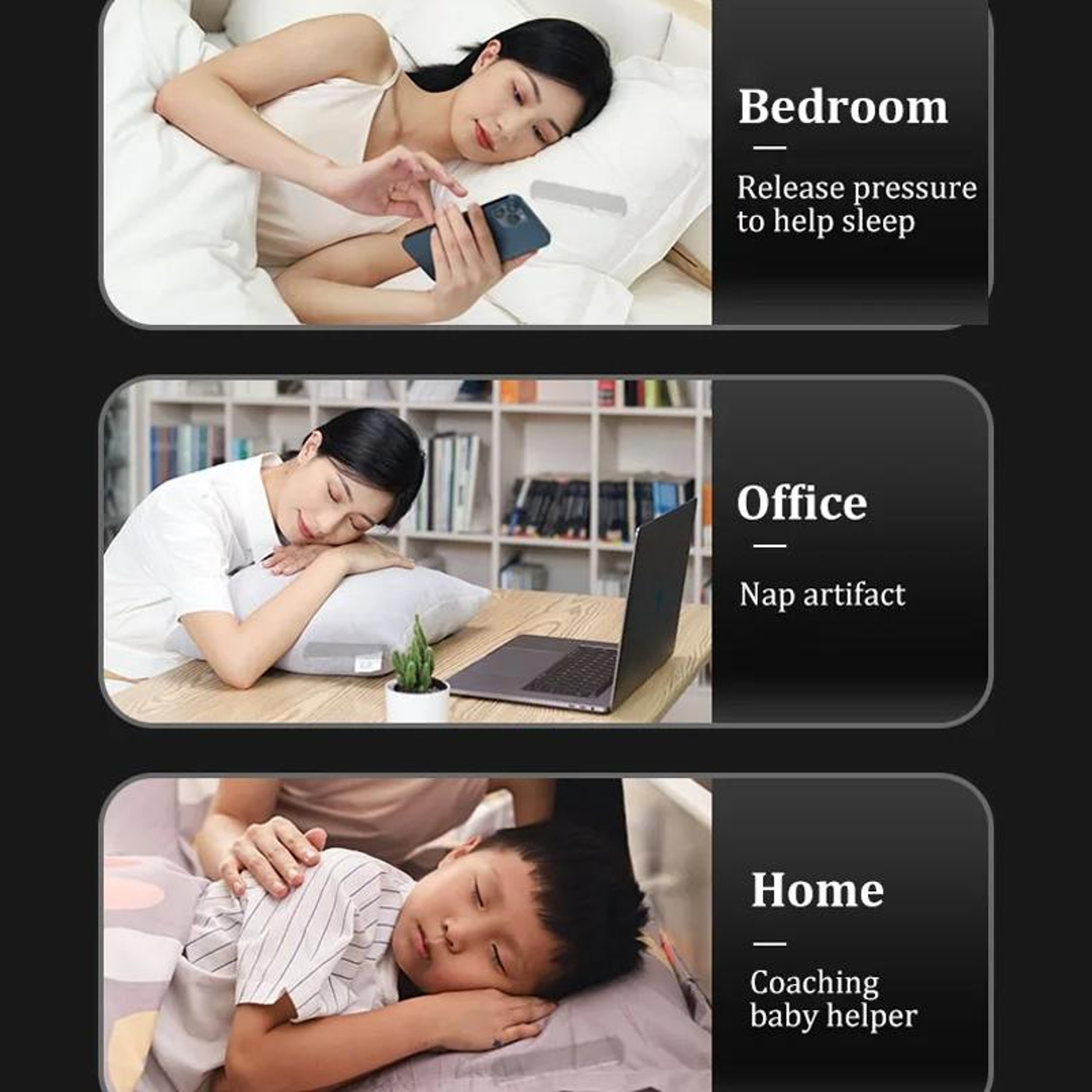 Premium Bone Conduction Sleep Speaker Portable Under Pillow Bluetooth Speaker & White Noise Sleep Aid – view 14