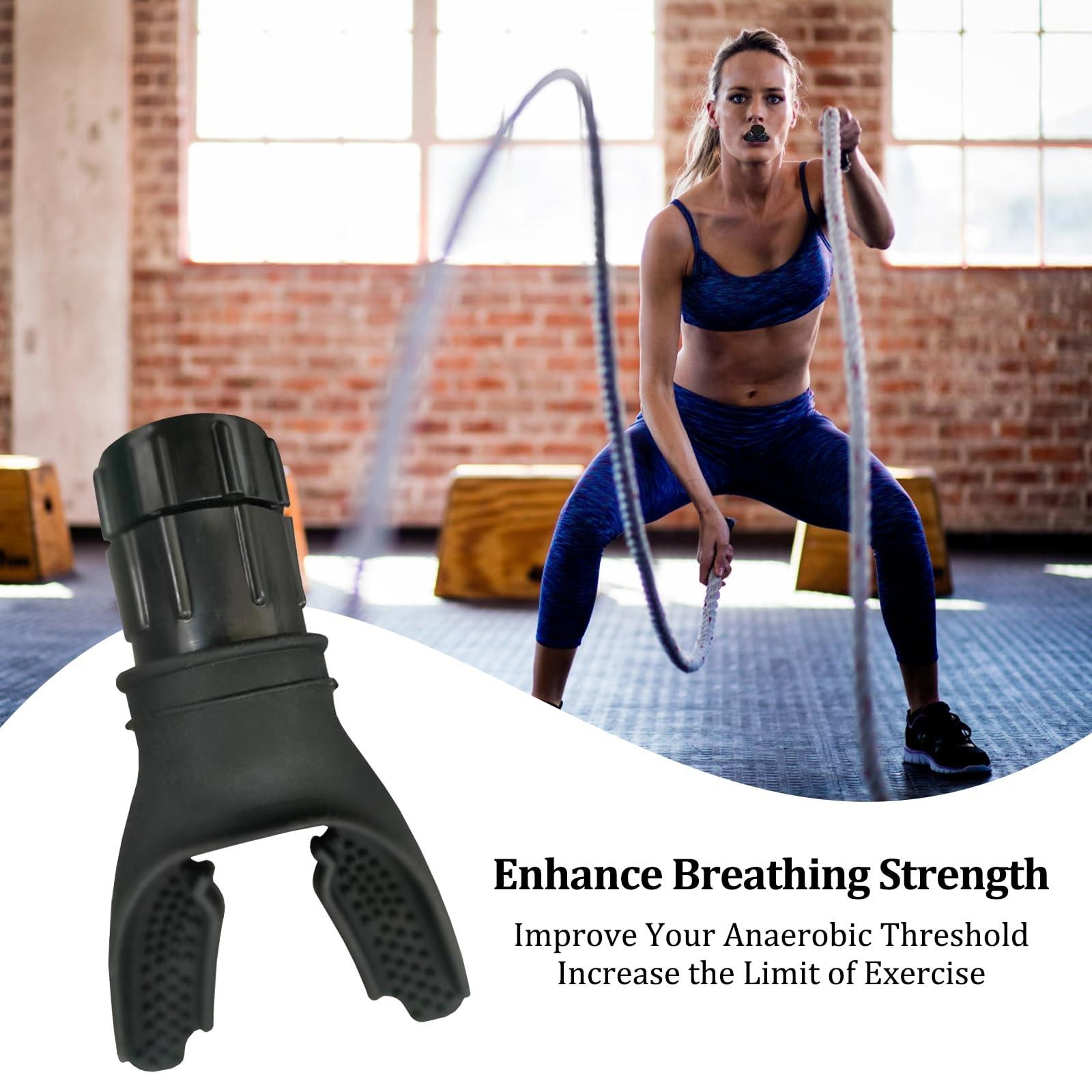 Adjustable Resistance Lung Trainer  Breathing Exerciser Device For Enhanced Lung Capacity 5