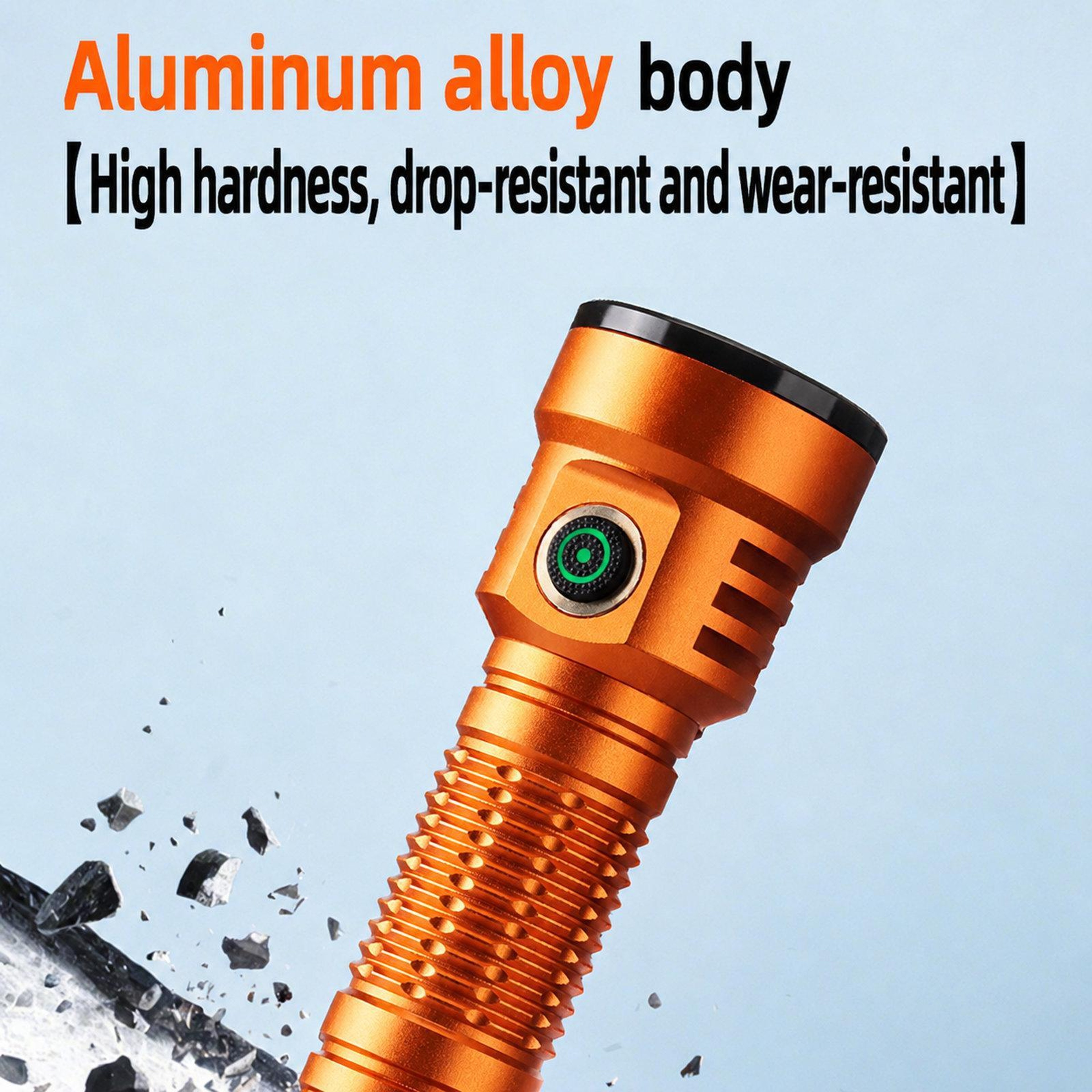 High Lumen Outdoor Flashlight Compact LED Hand Torch for Camping and Emergencies – view 2