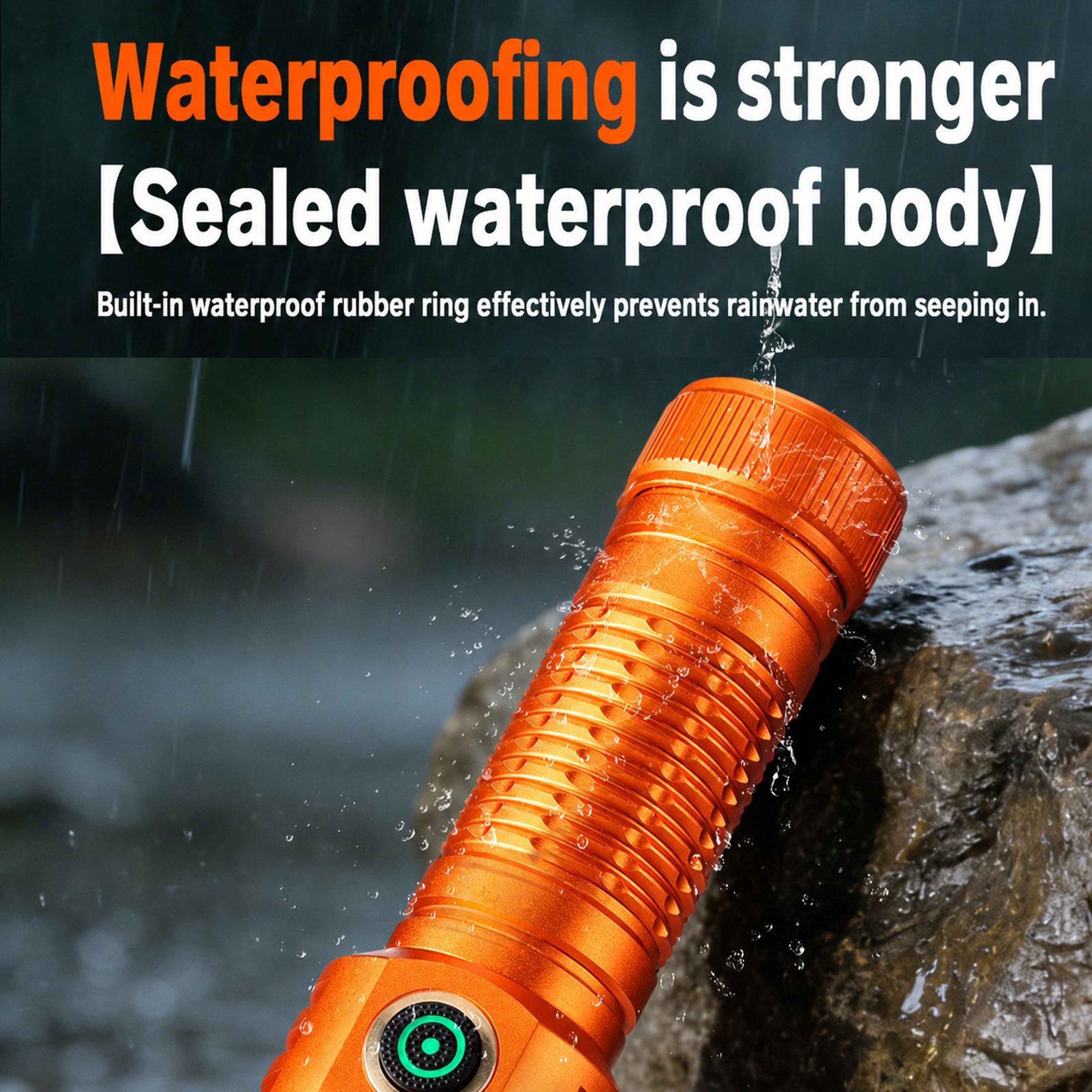 High Lumen Outdoor Flashlight Compact LED Hand Torch for Camping and Emergencies – view 3