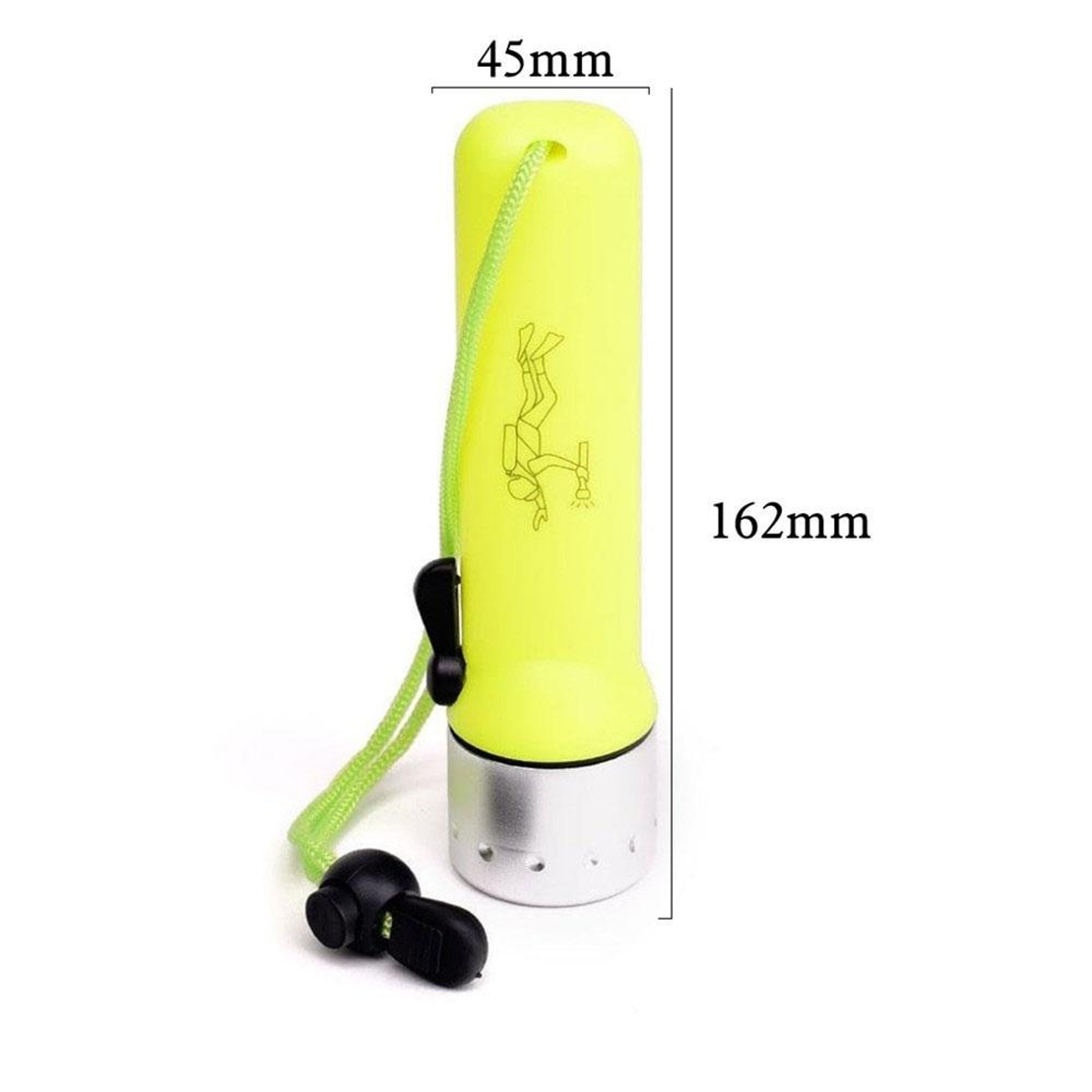 Waterproof LED Diving Flashlight Adjustable Underwater Torch for Fishing and Hunting – view 4