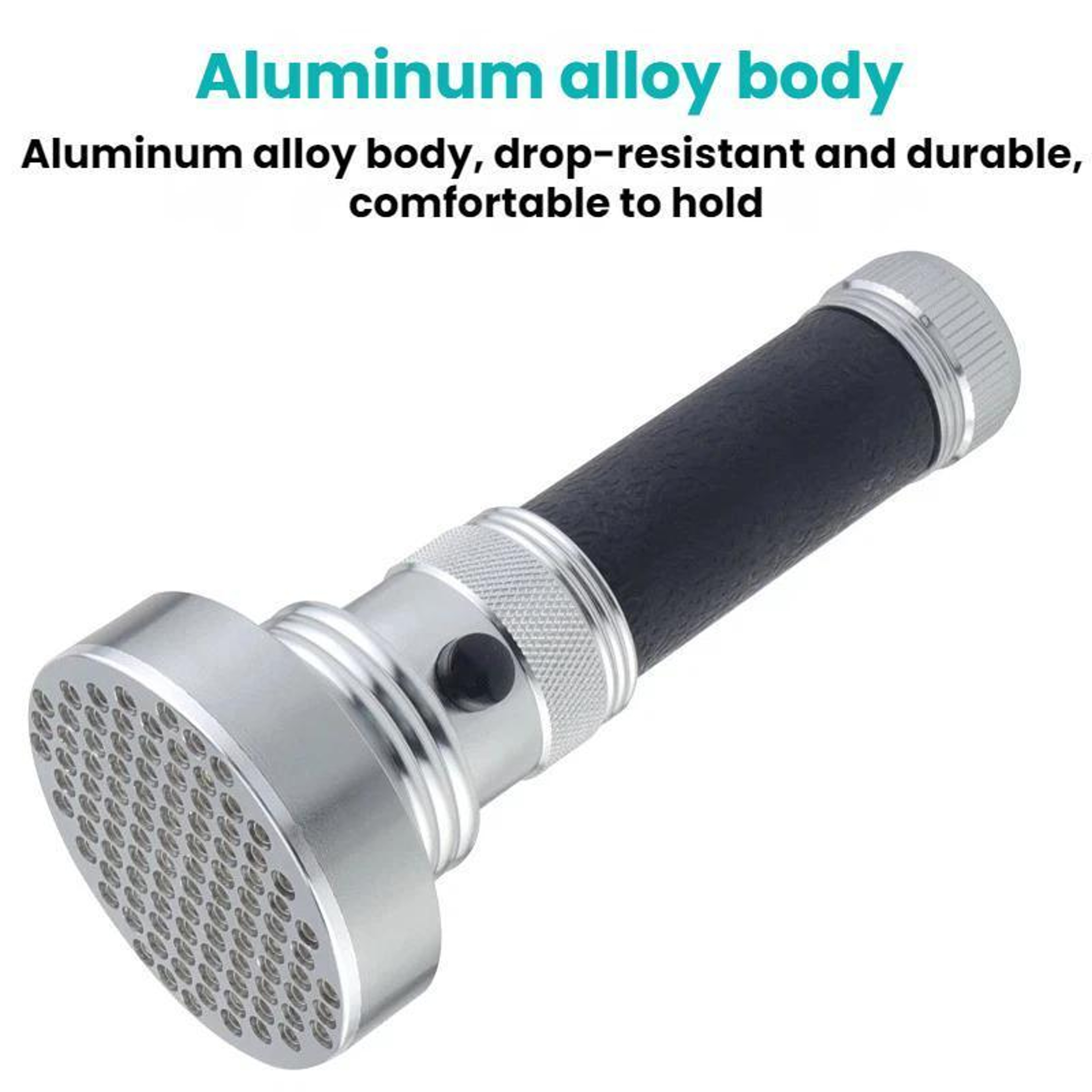 LED Aluminum Alloy UV Flashlight Banknote Detector 2