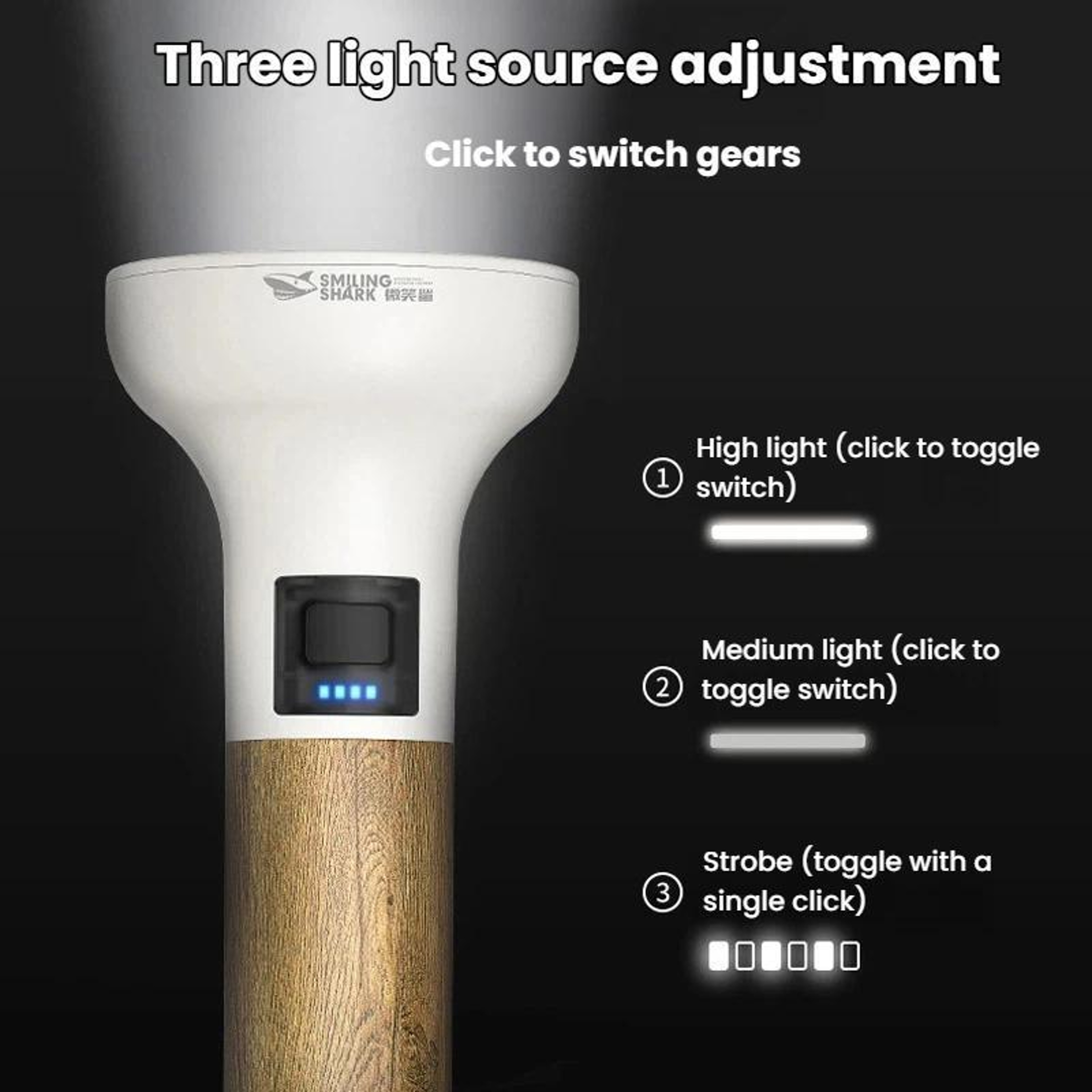 Multifunction Outdoor Survival Light Portable Emergency & Camping LED Flashlight – view 3