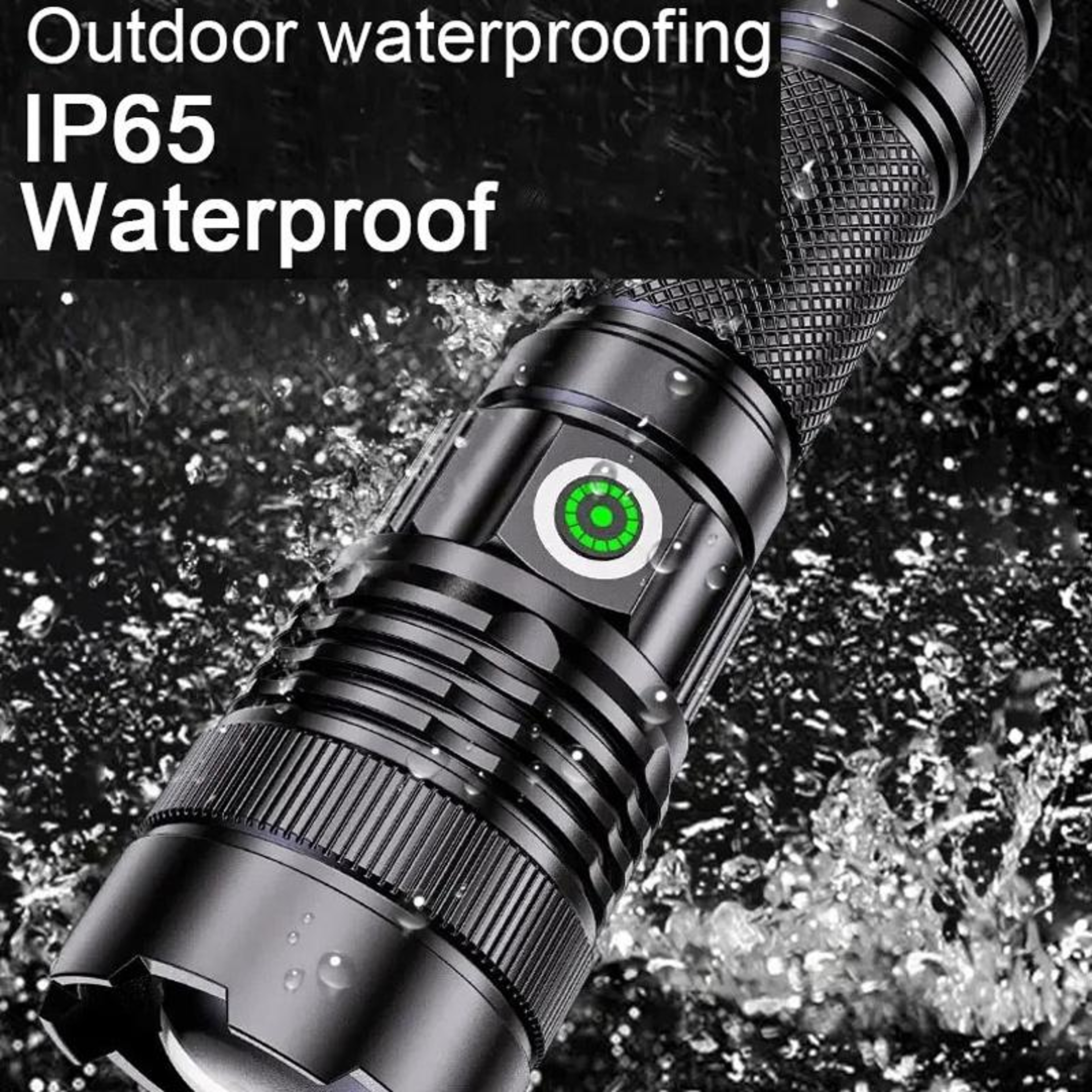 Outdoor Laser Zoom Torch High Brightness Long Range Flashlight – view 8
