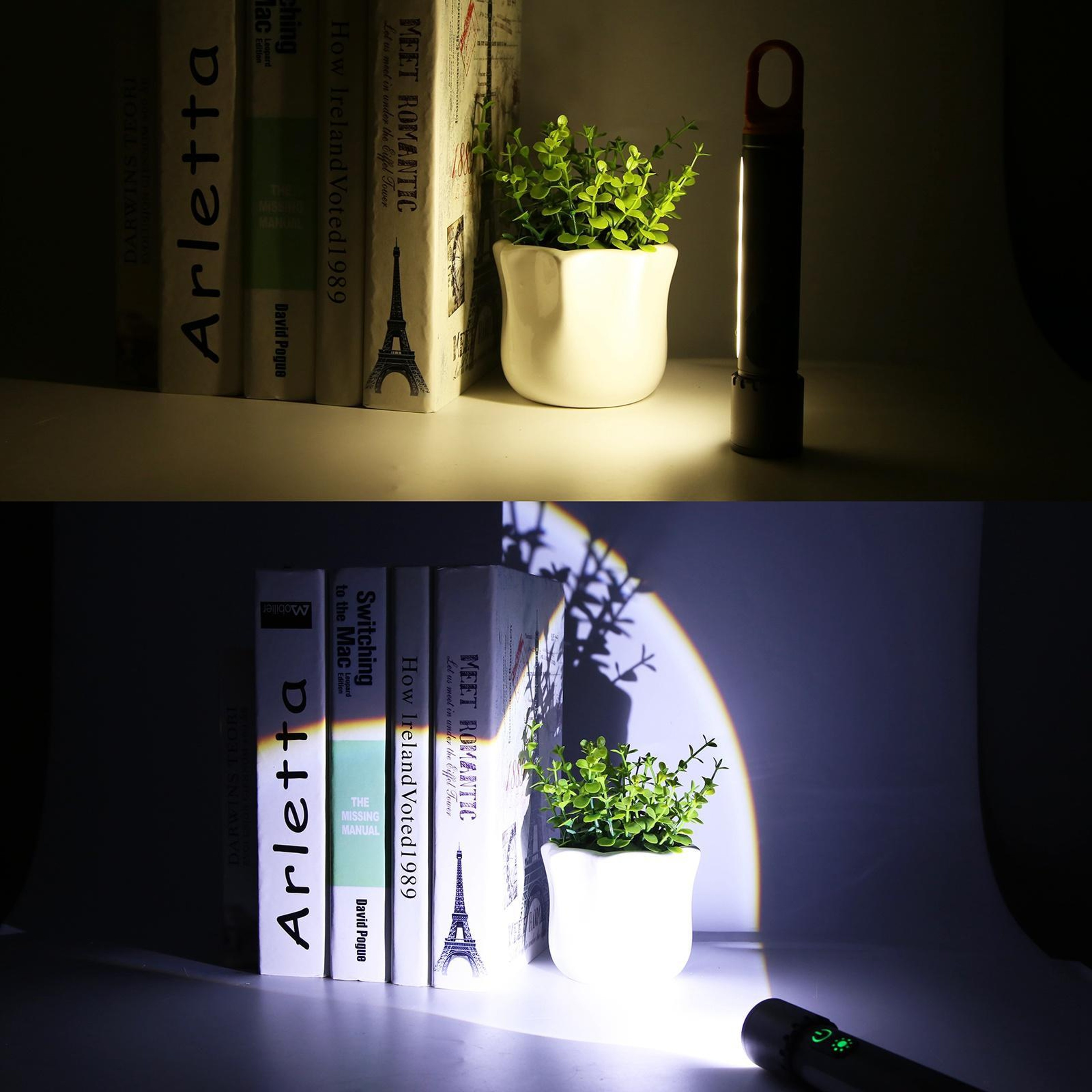 Rechargeable Long Range Telescopic Zoom Waterproof Flashlight 5