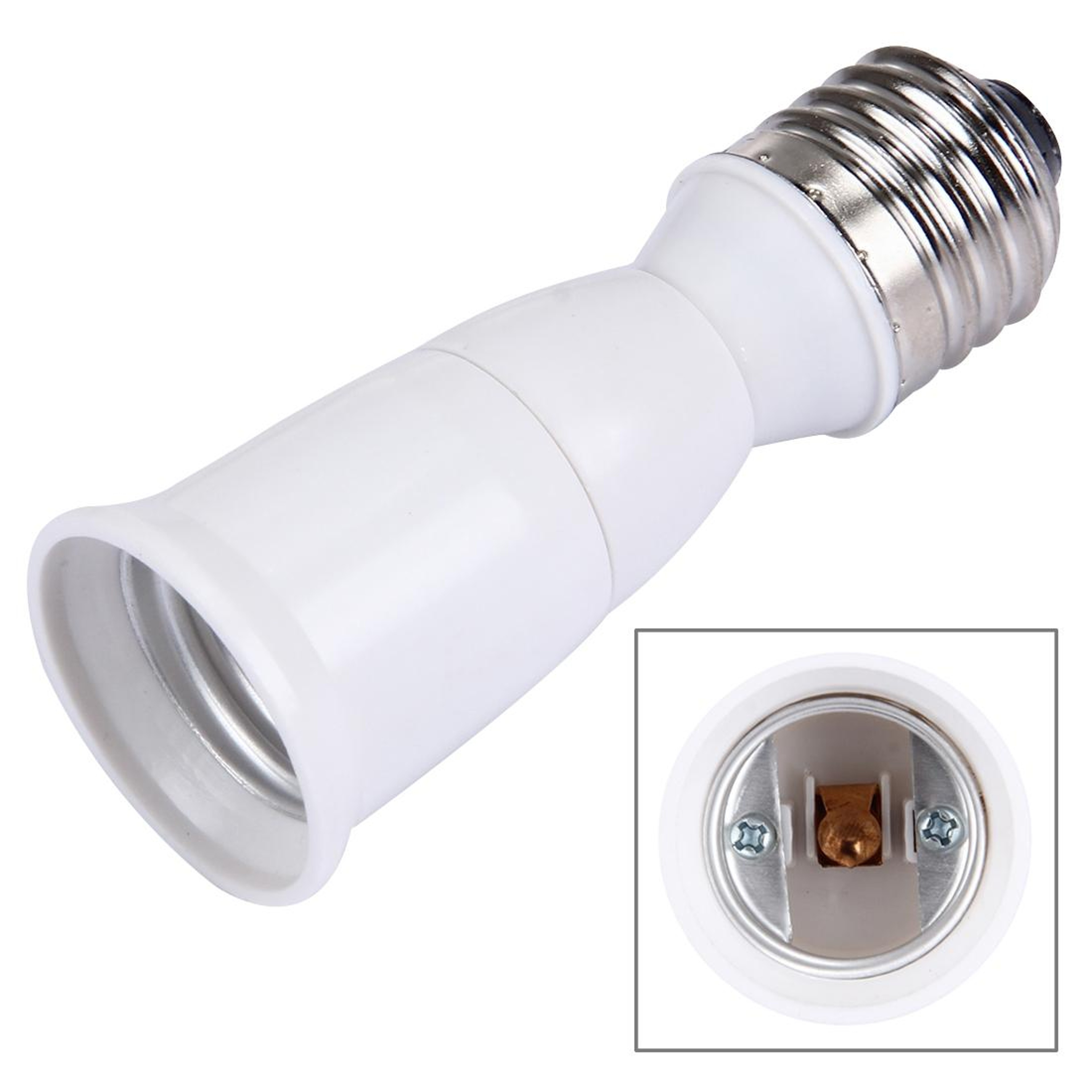 E27 Bulb Extender Socket Adapter for Safer Lamp Extension – view 1