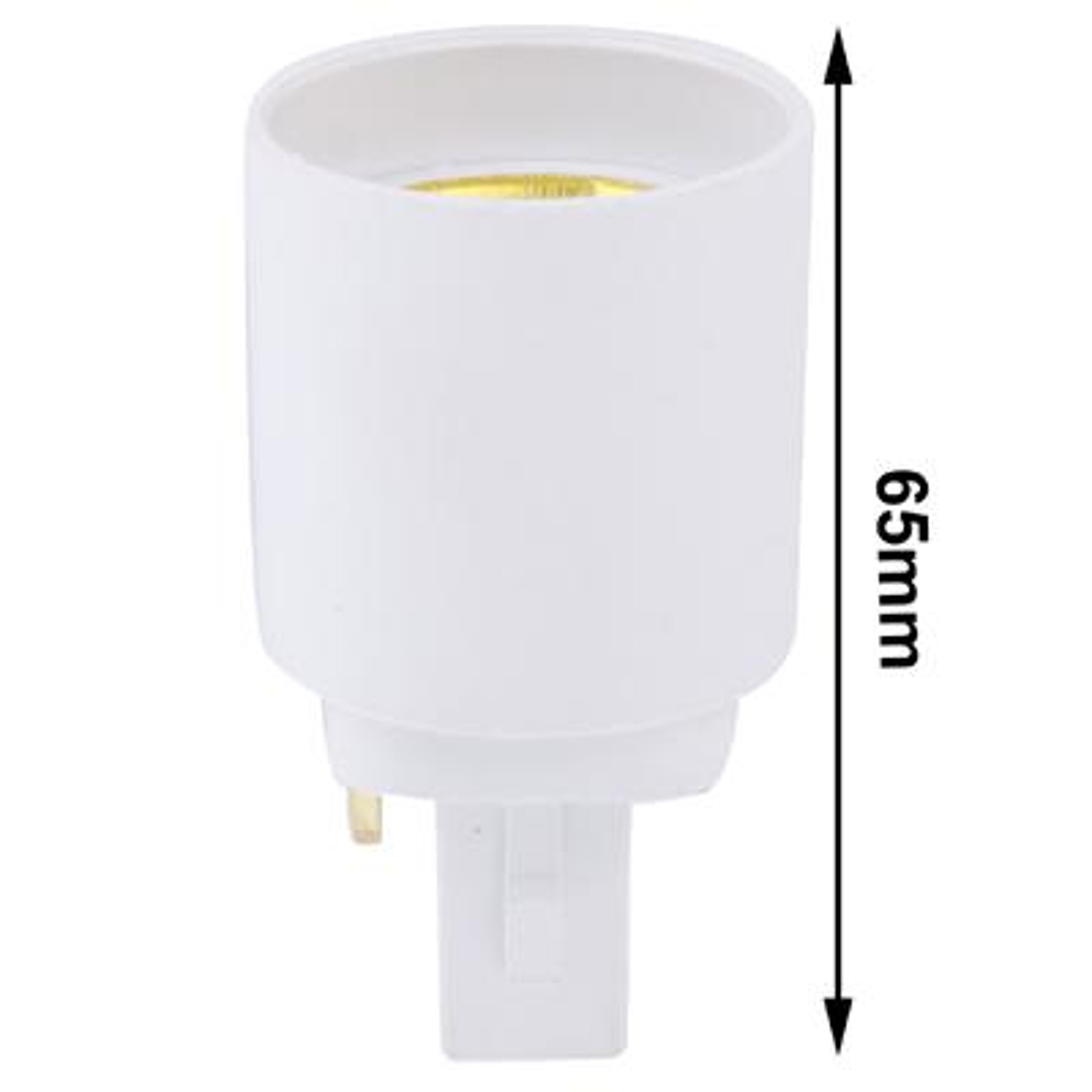 E27 To G24 Light Lamp Bulbs Adapter Premium E27 To G24 Bulb Adapter Converter Socket 2