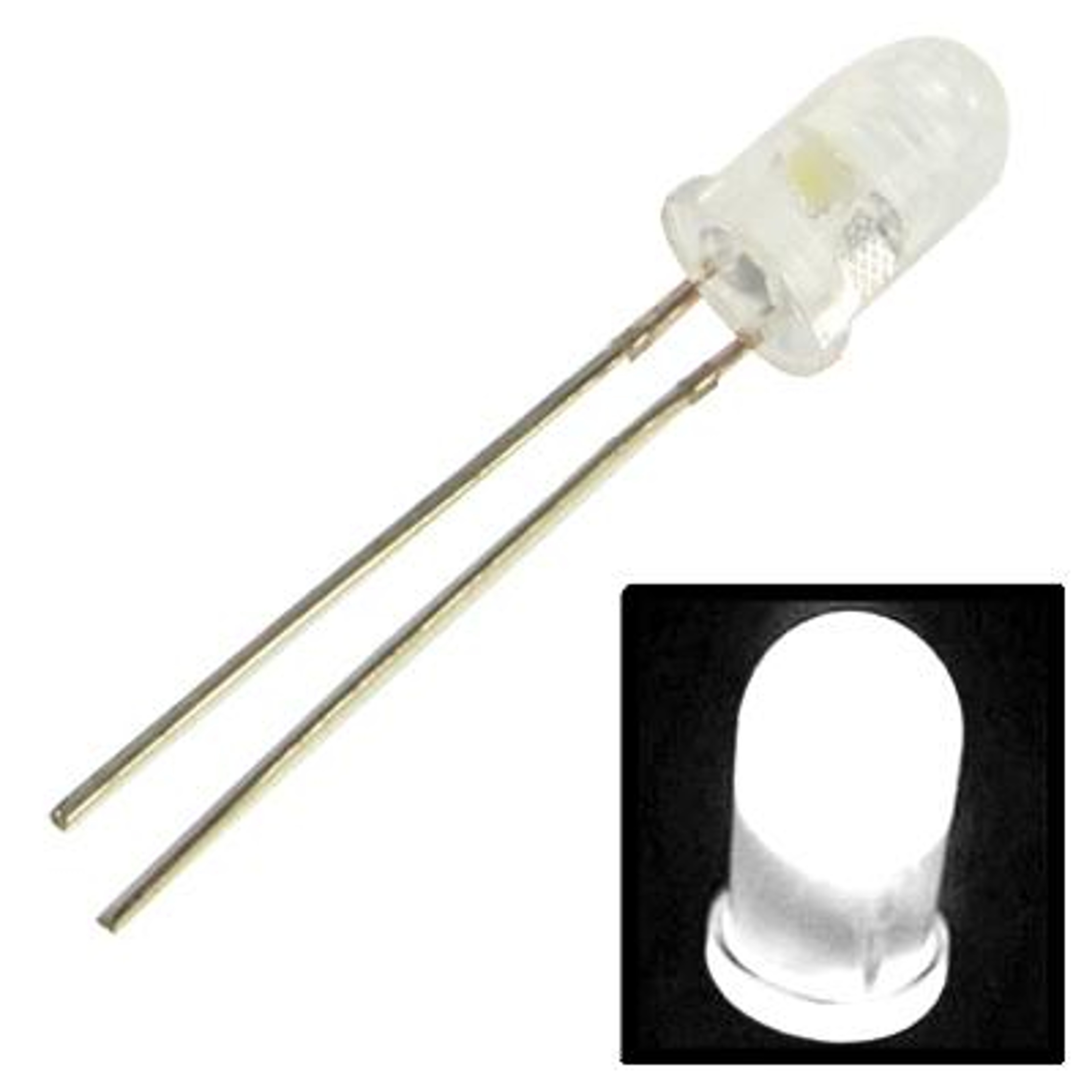 Premium LED Diode Bulk Pack Clear Light Emitting LEDs – view 1
