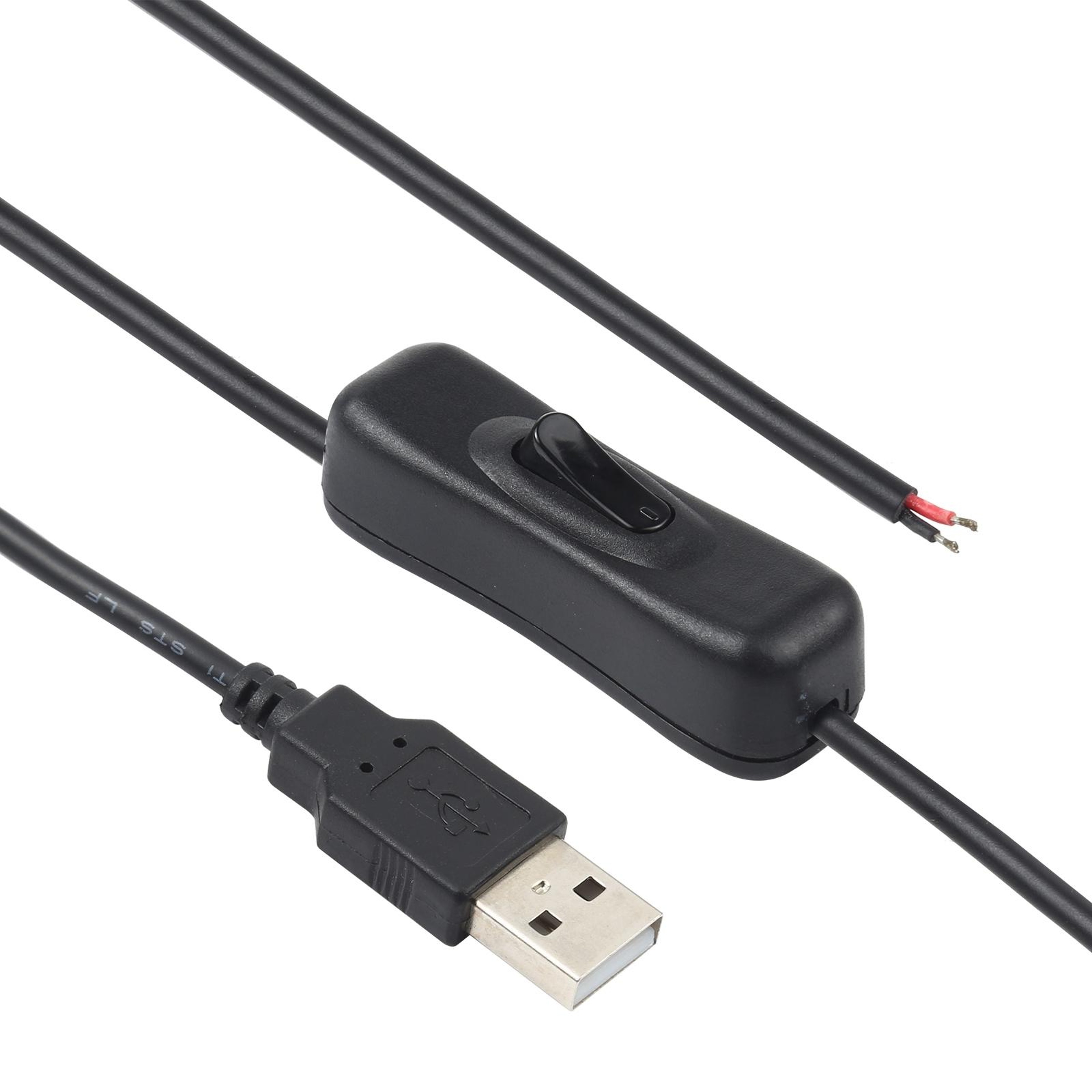 USB LED Power Cable with Inline Switch for LED Light Bars Connector – view 2