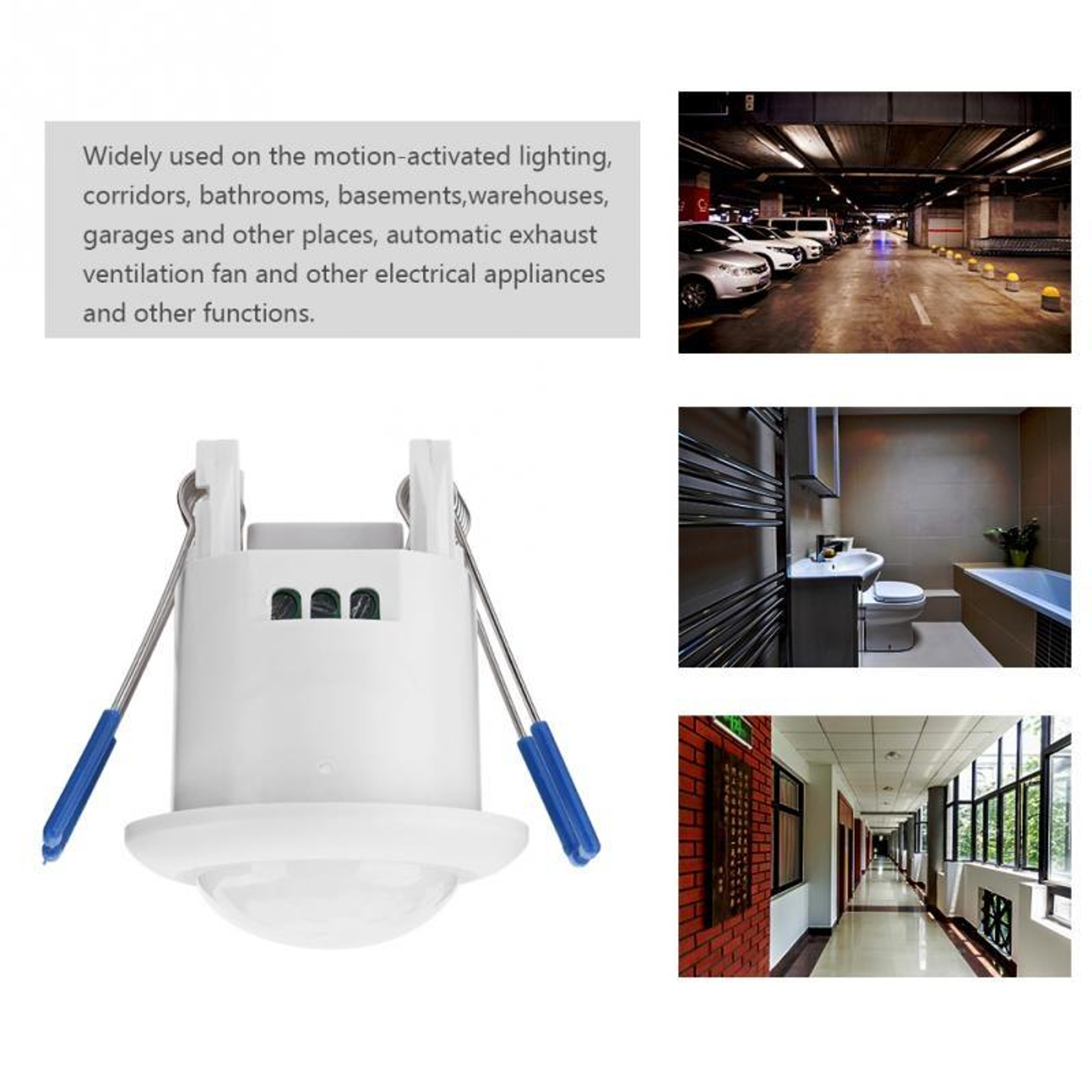 Mini Embedded PIR Motion Sensor Light Switch Infrared Detection For Automatic Lighting 4