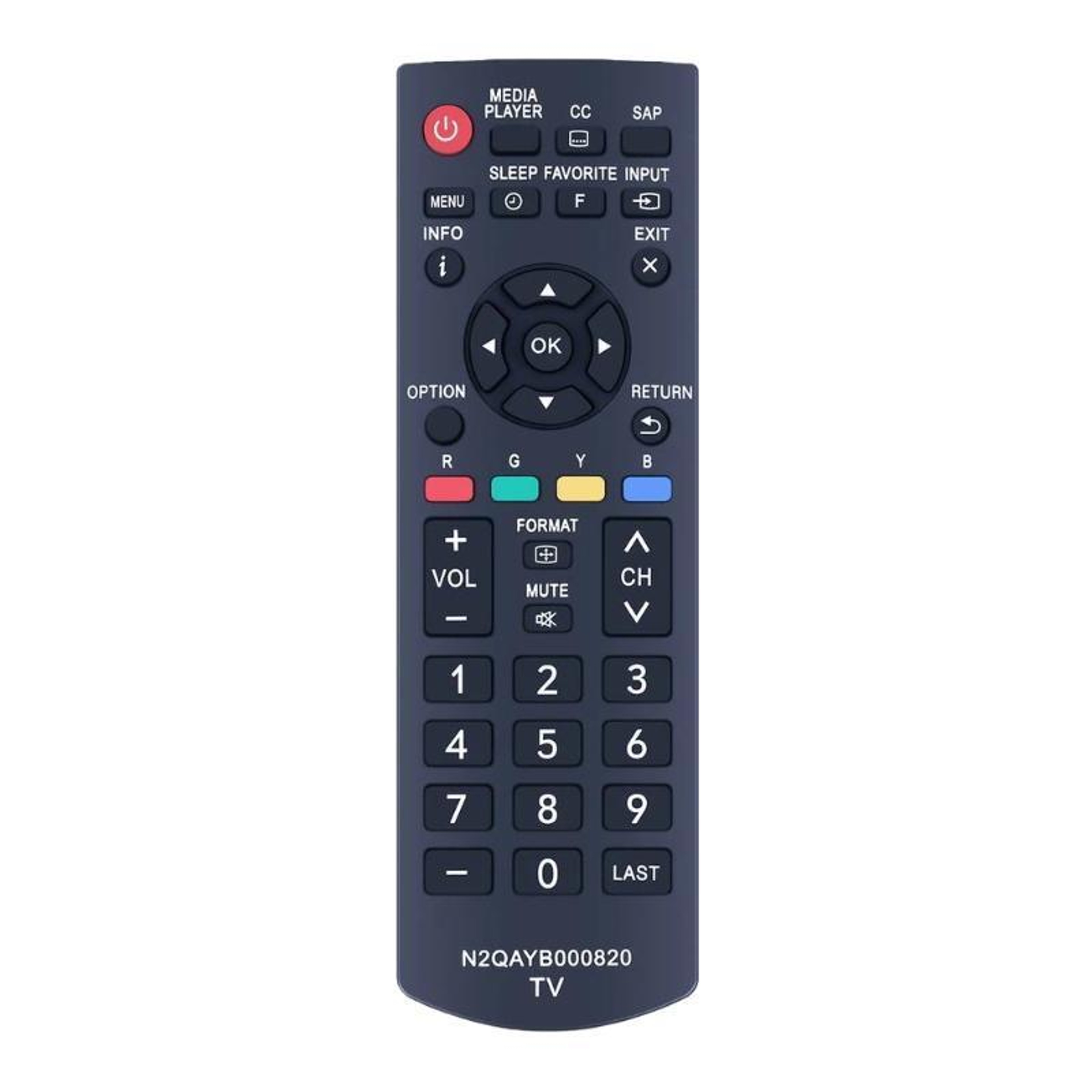 Panasonic TV Remote Control Replacement For Viera LED LCD Plasma TVs 0
