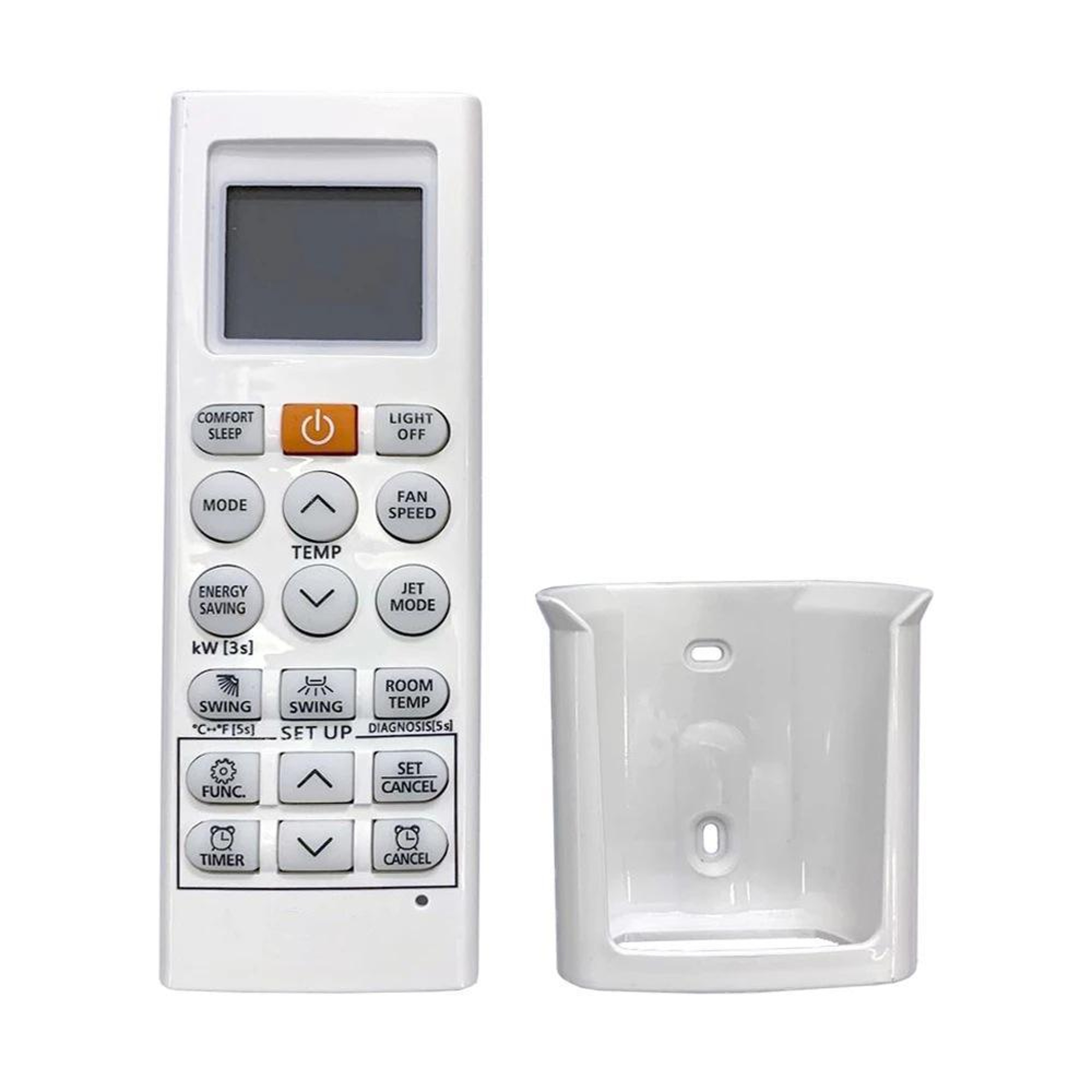 LG Air Conditioner Remote Control With Wall Bracket Easy Replacement AC Controller 3
