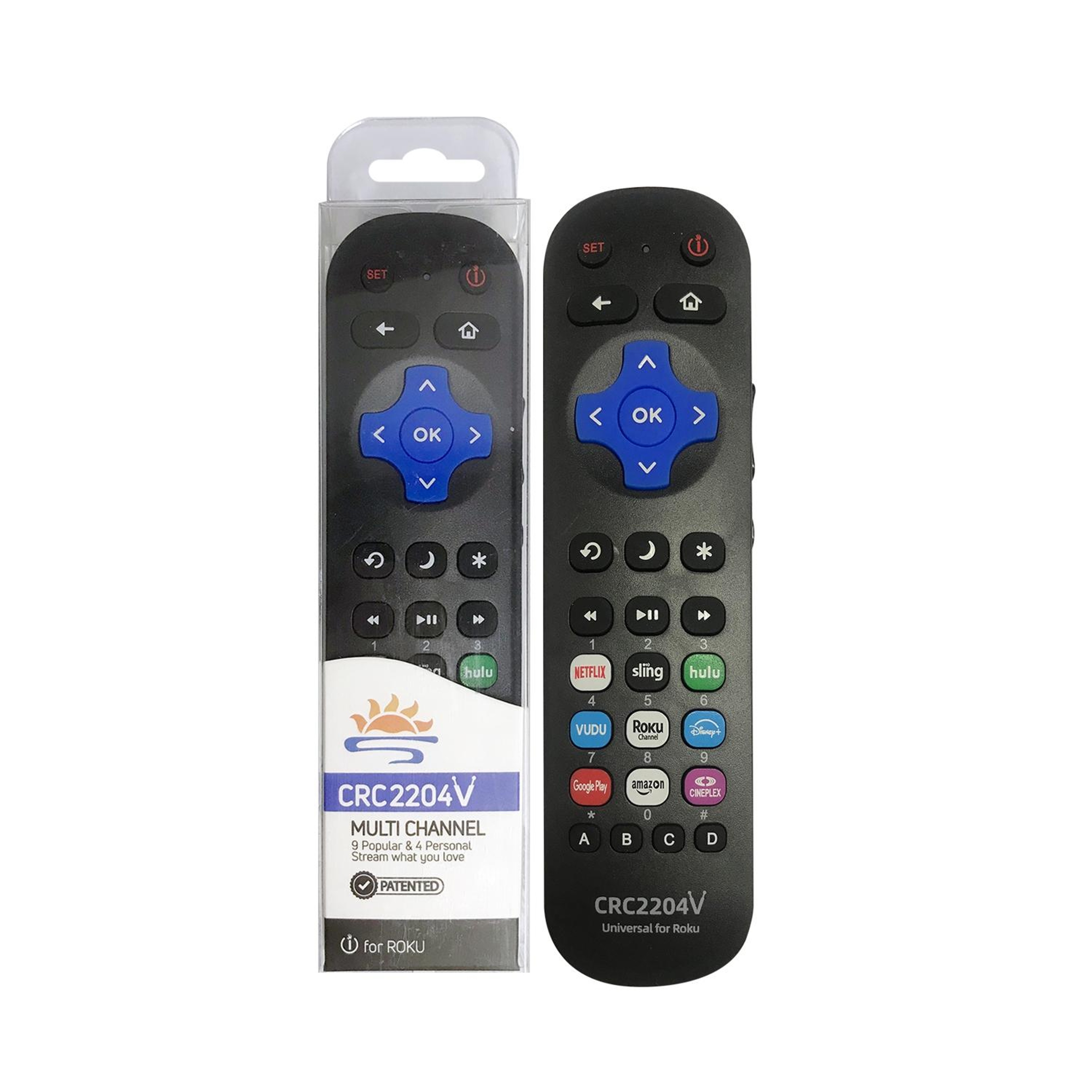 Universal Roku TV Remote Replacement With Shortcut Keys For TCL Hisense Sharp And More 1