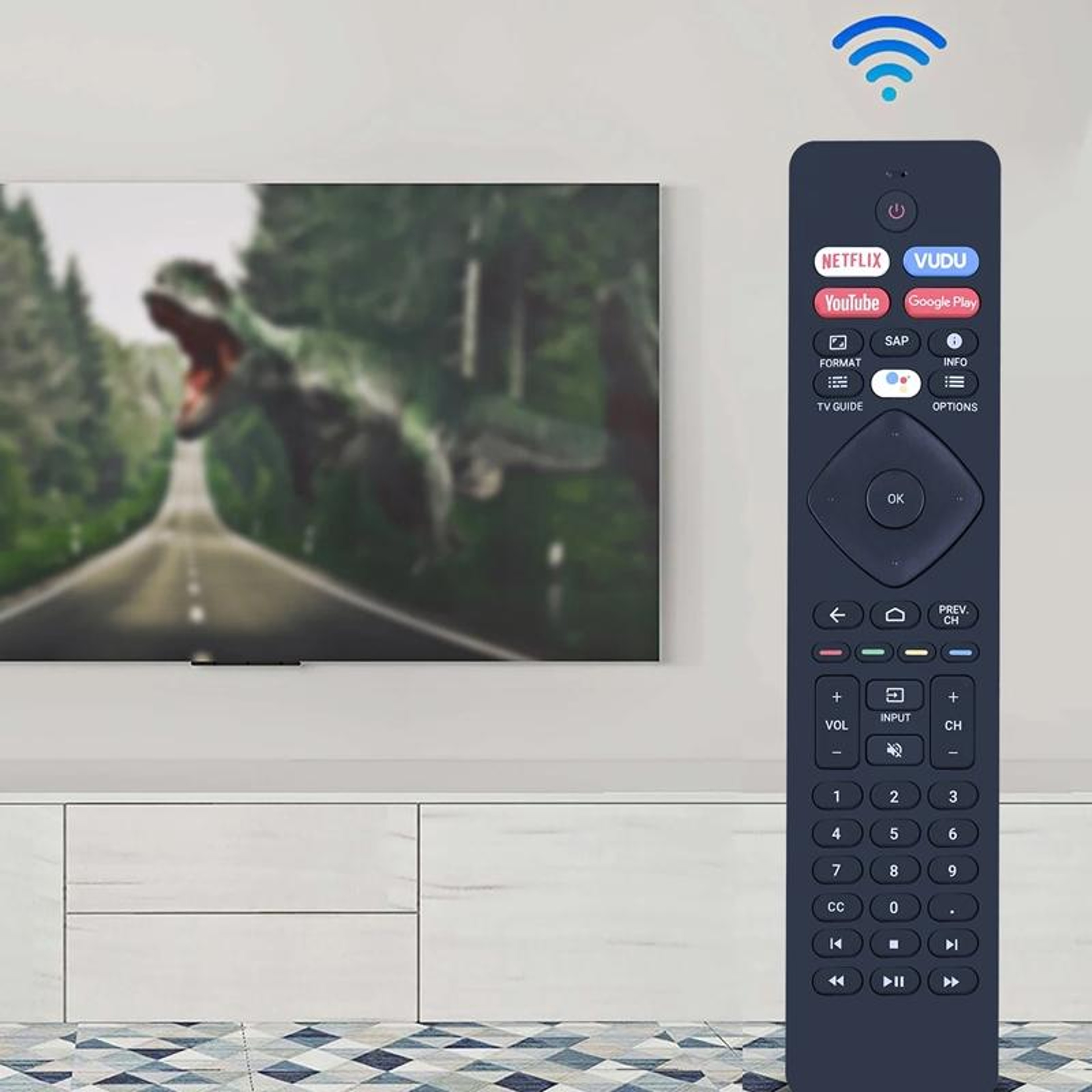 TV Remote Control Replacement For Smart Android TVs 4
