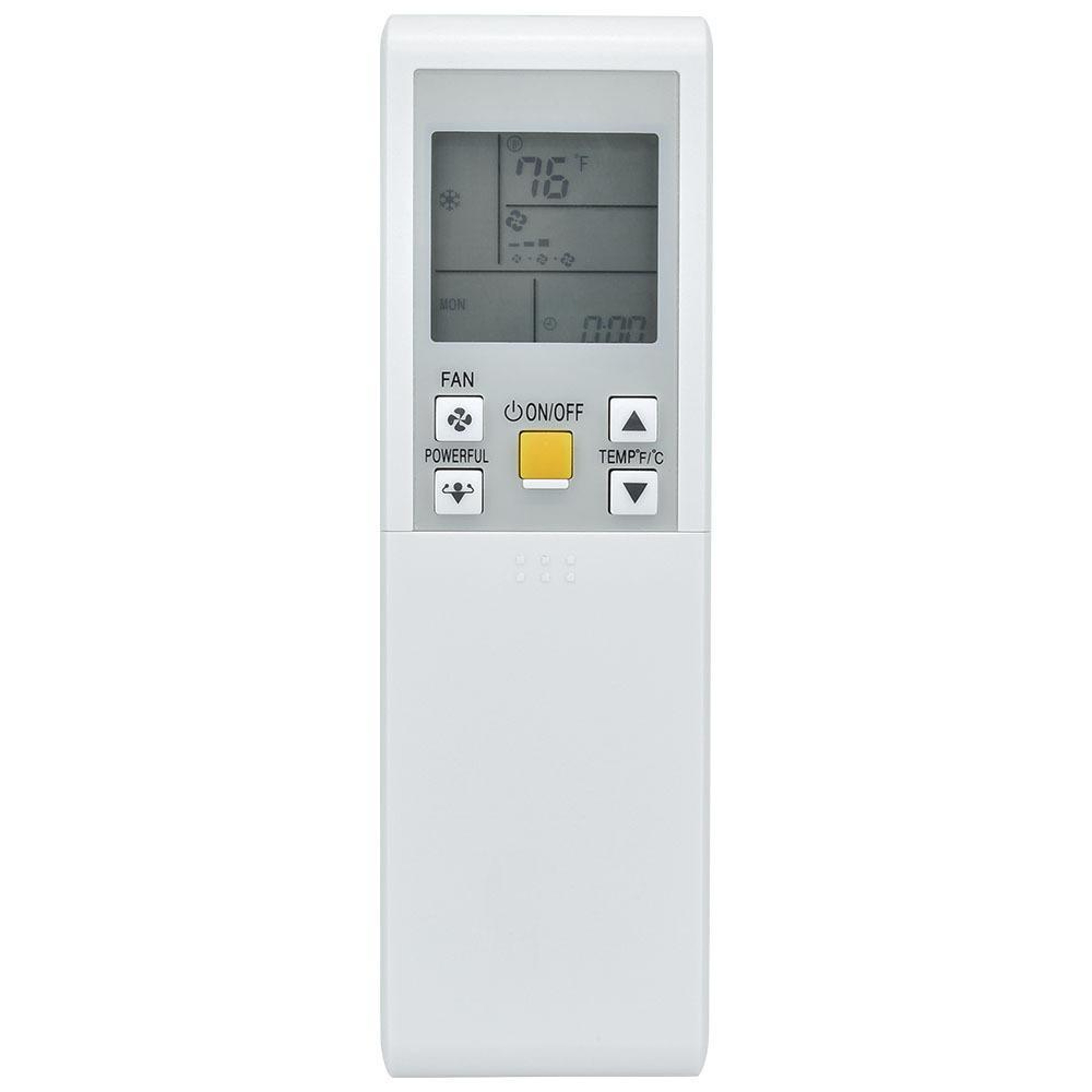 AC Remote Control Replacement with Full Key Slide Cover – view 1