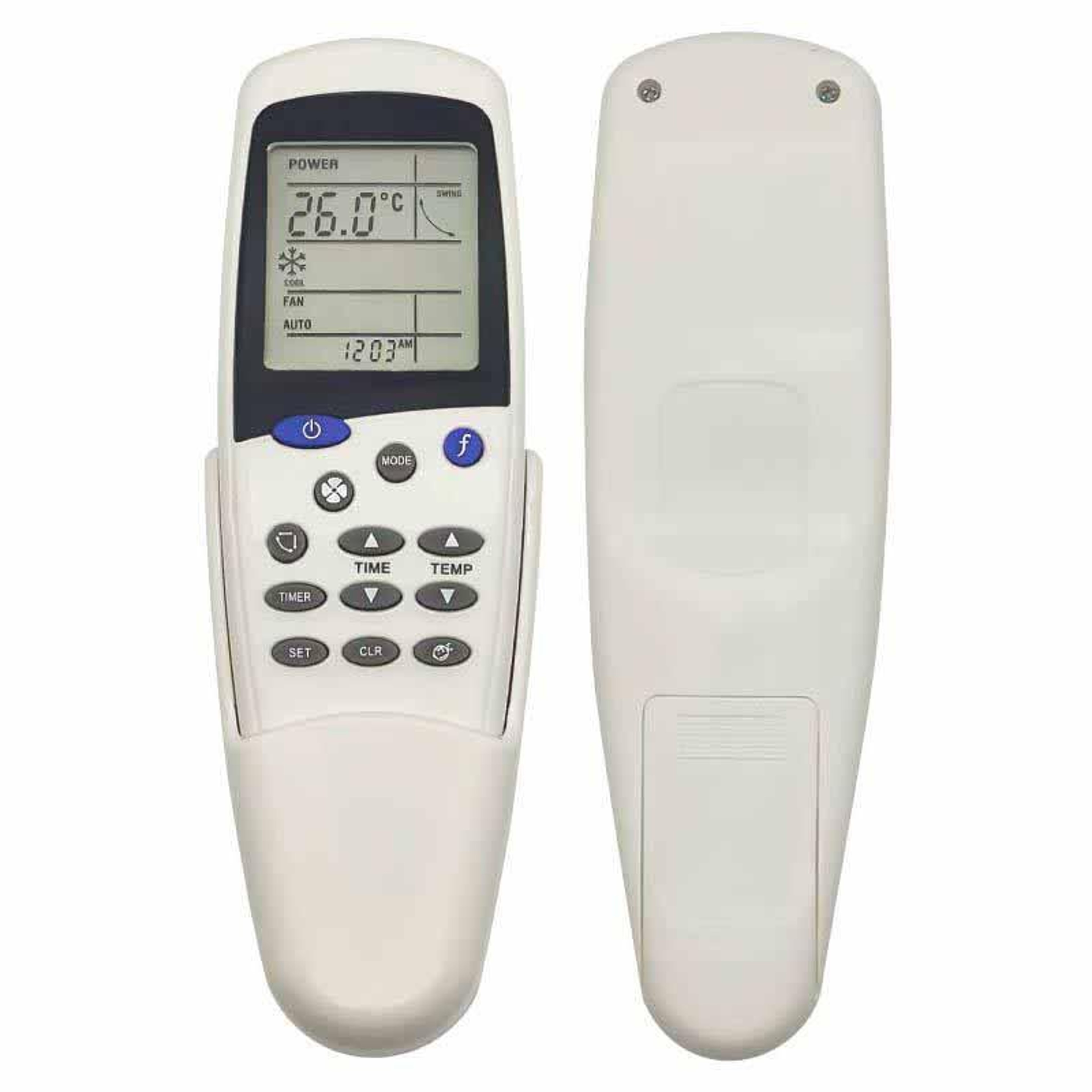 Air Conditioner Replacement Remote Control English Version IR LCD – view 2
