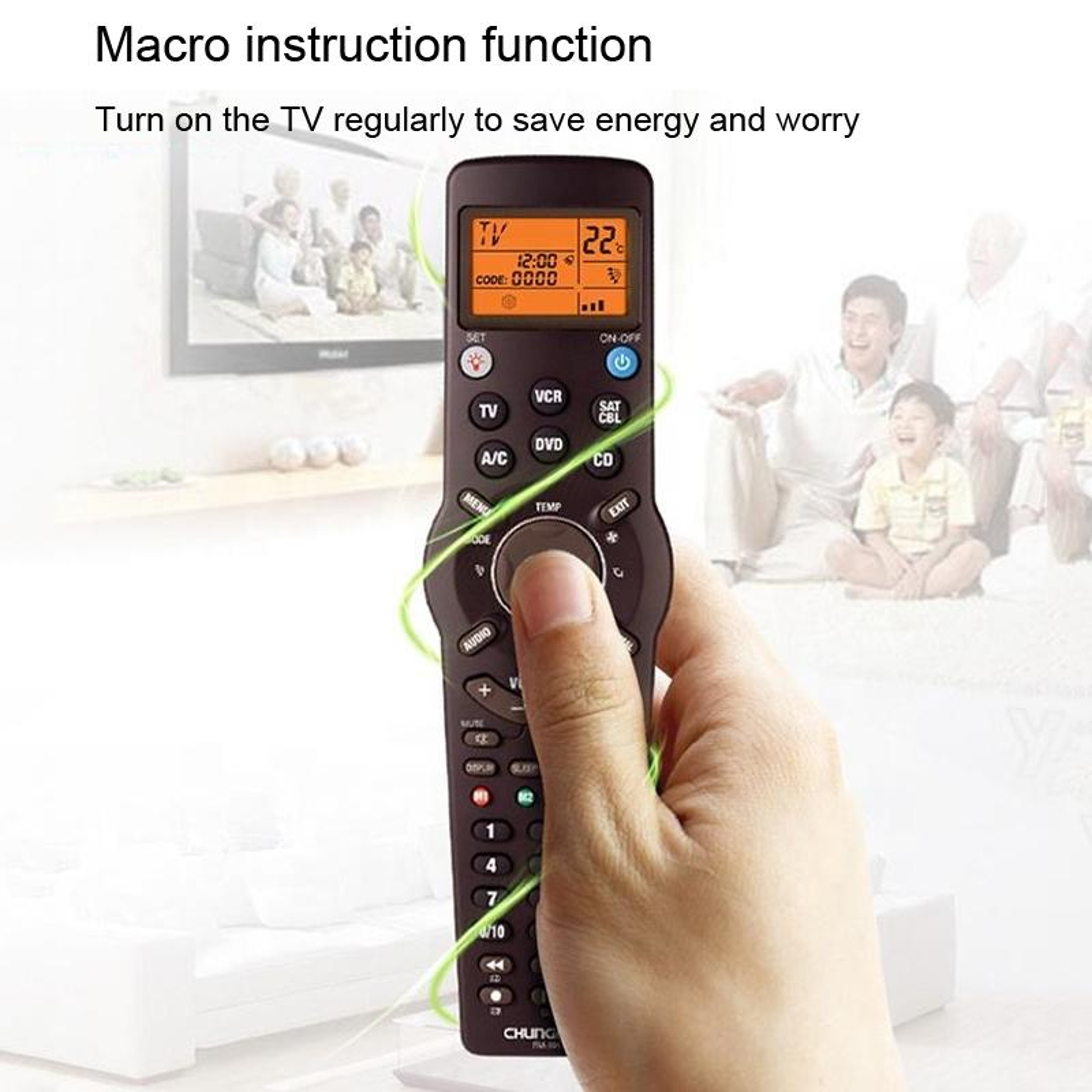Universal Learning Infrared Remote Control All in One TV & Home Device Controller – view 6