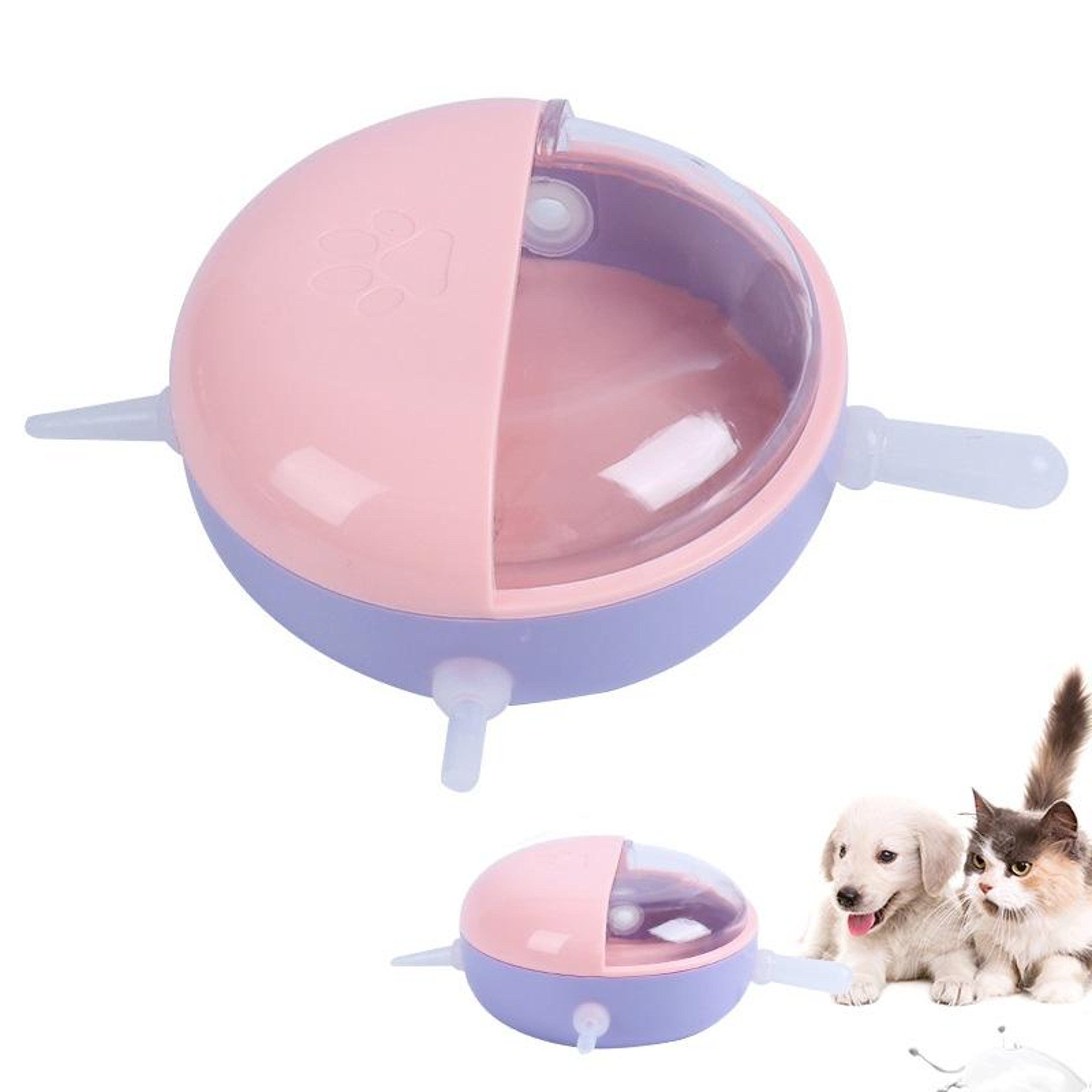 Interactive Multi Mouth Self Feeding Pet Nursing Bowl Puppy Nipple Feeder Solution 0