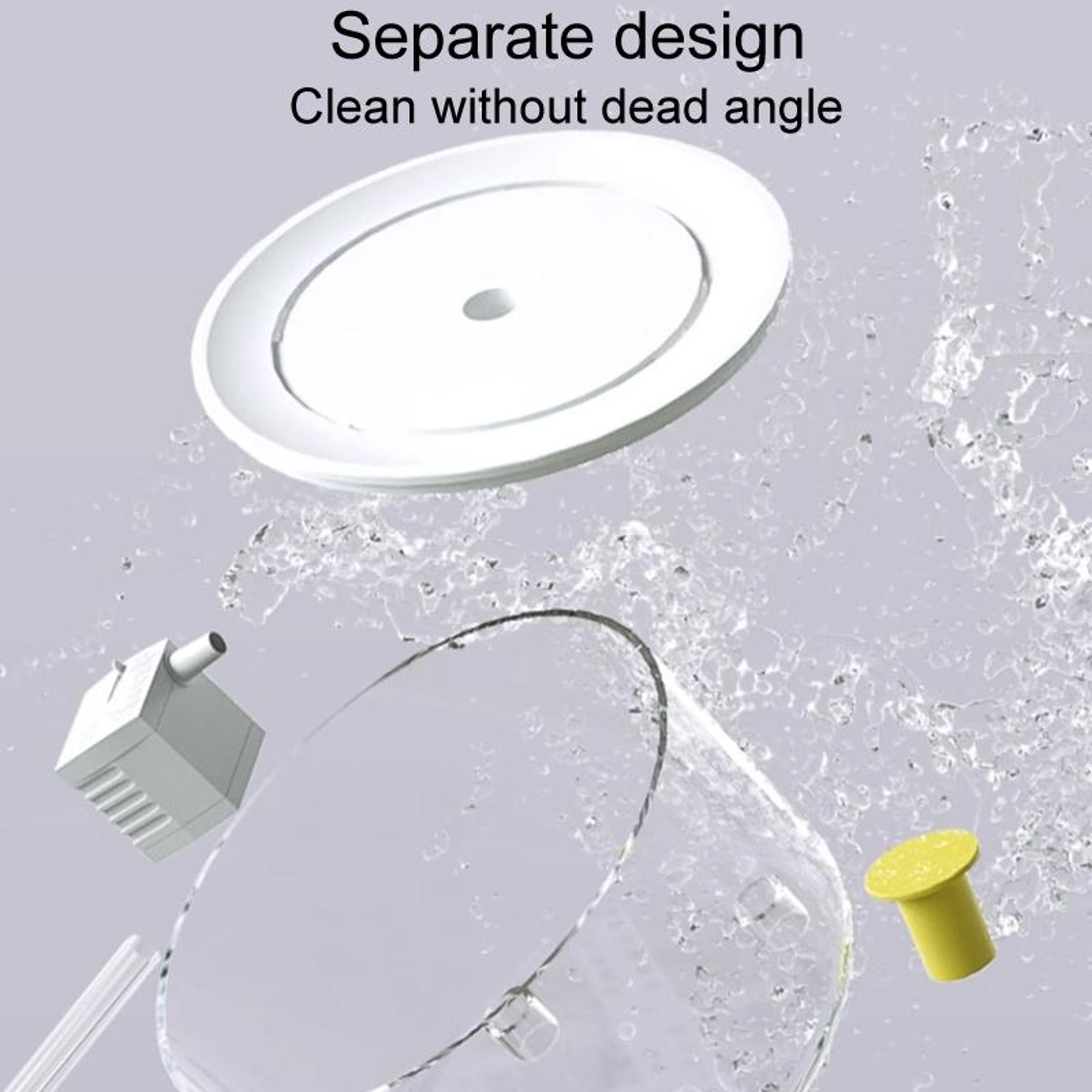 Premium Automatic Pet Water Dispenser with Circulating Filtered Flow – view 4