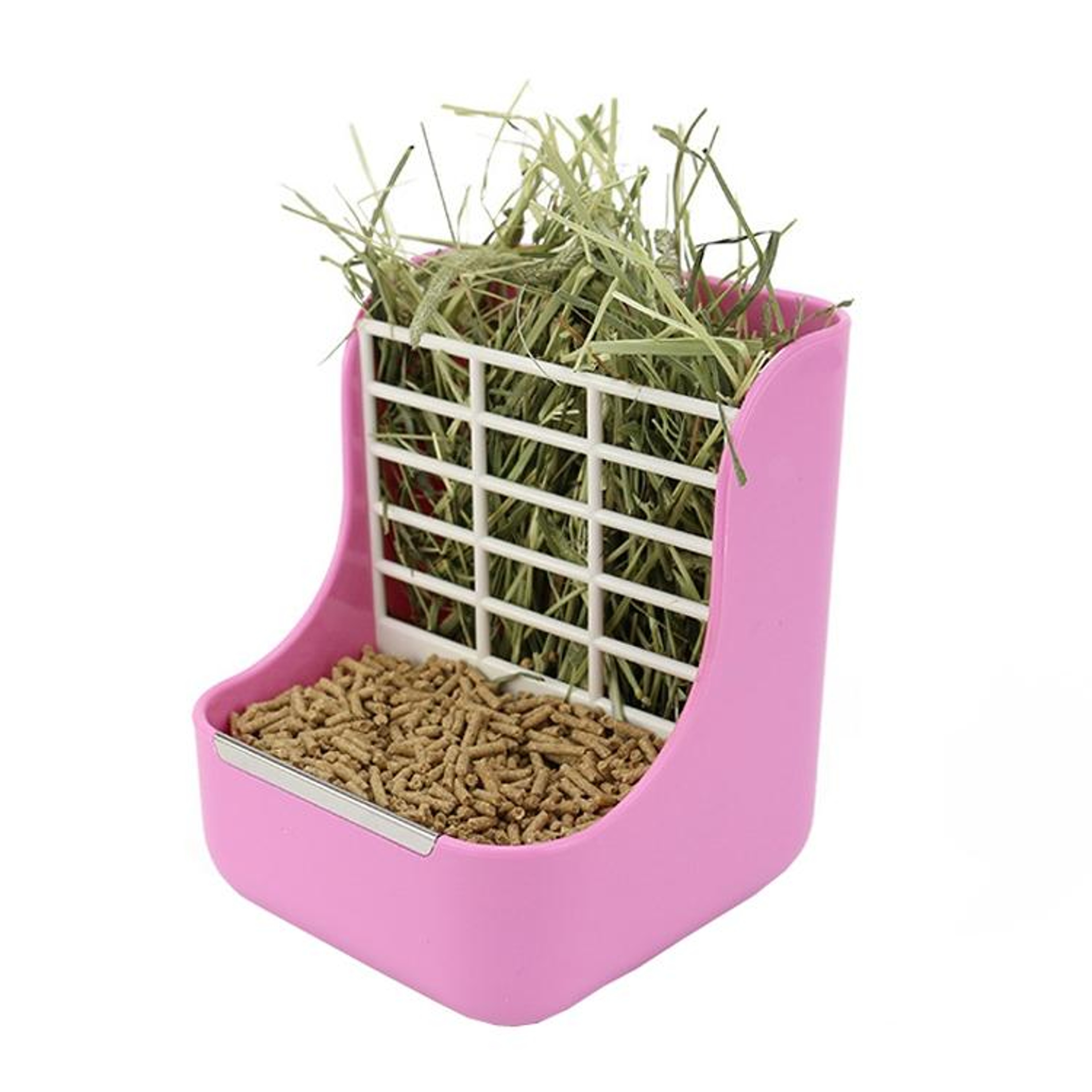 Premium Rabbit Feeder  Guinea Pig Food Box Space Saving Small Animal Hay Feeder 7