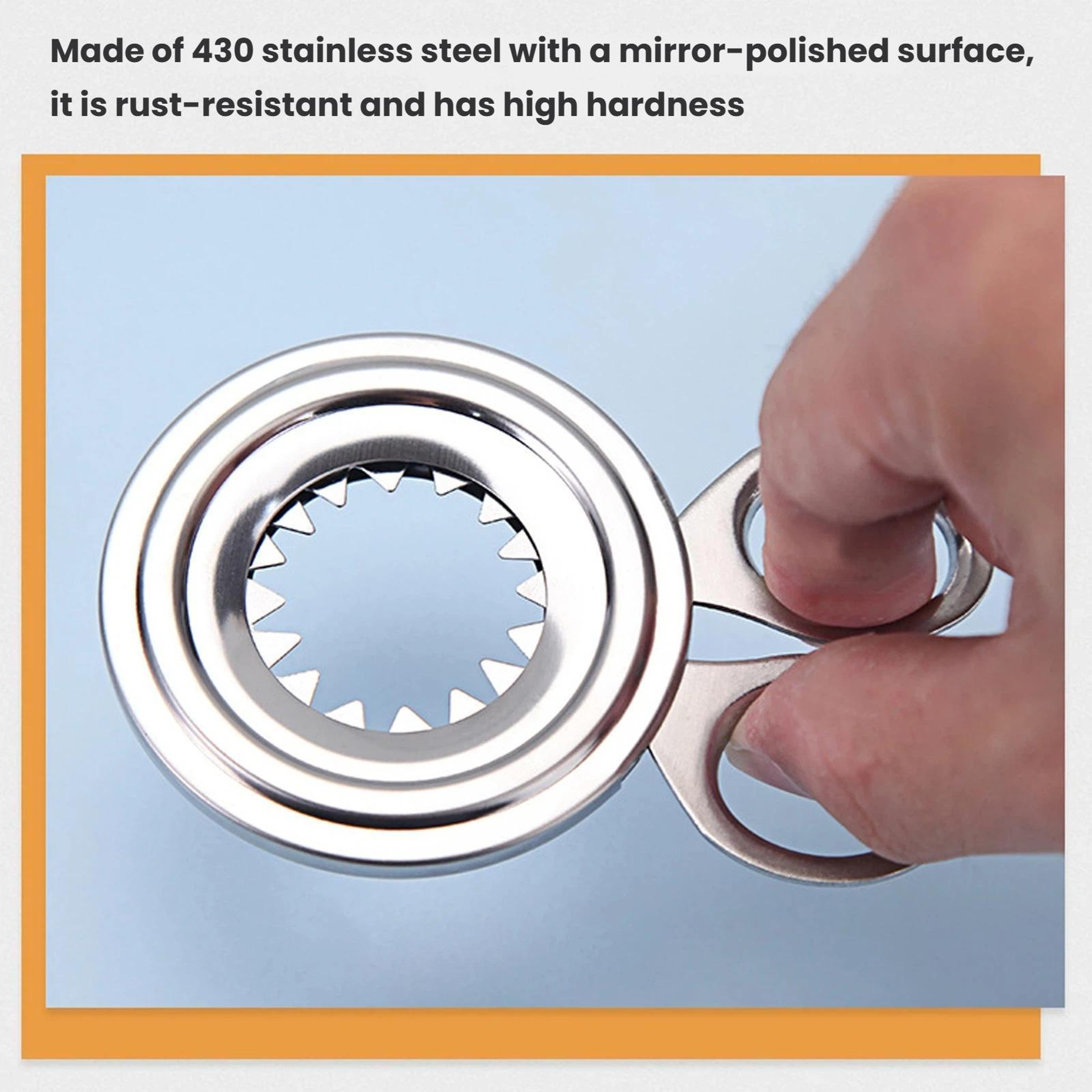 Stainless Steel Egg Cracker Tool  Egg Shell Opener For Easy Peeling 4