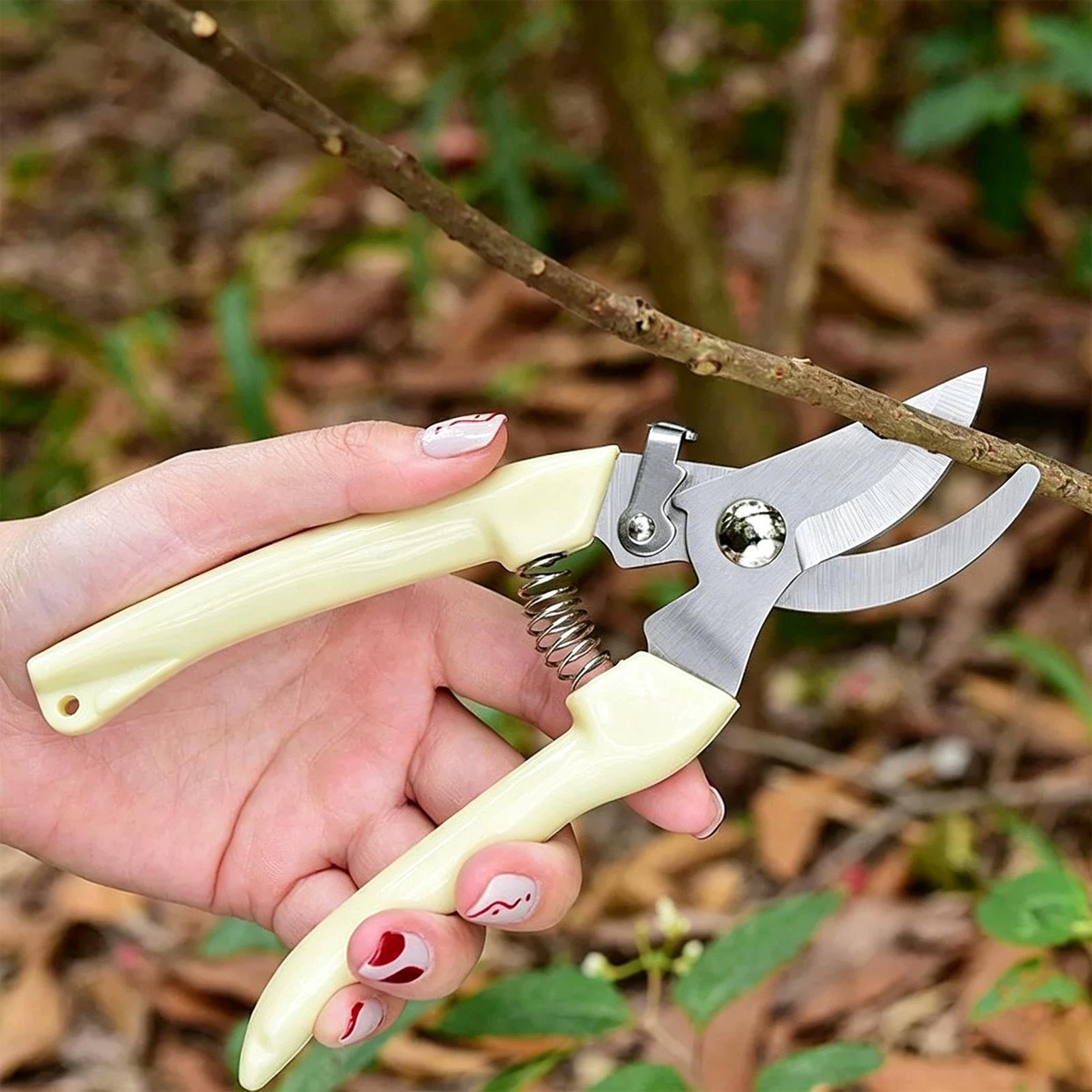 High Performance Stainless Steel Pruning Shears for Gardening, Flower Trimming & Fruit Picking – view 1