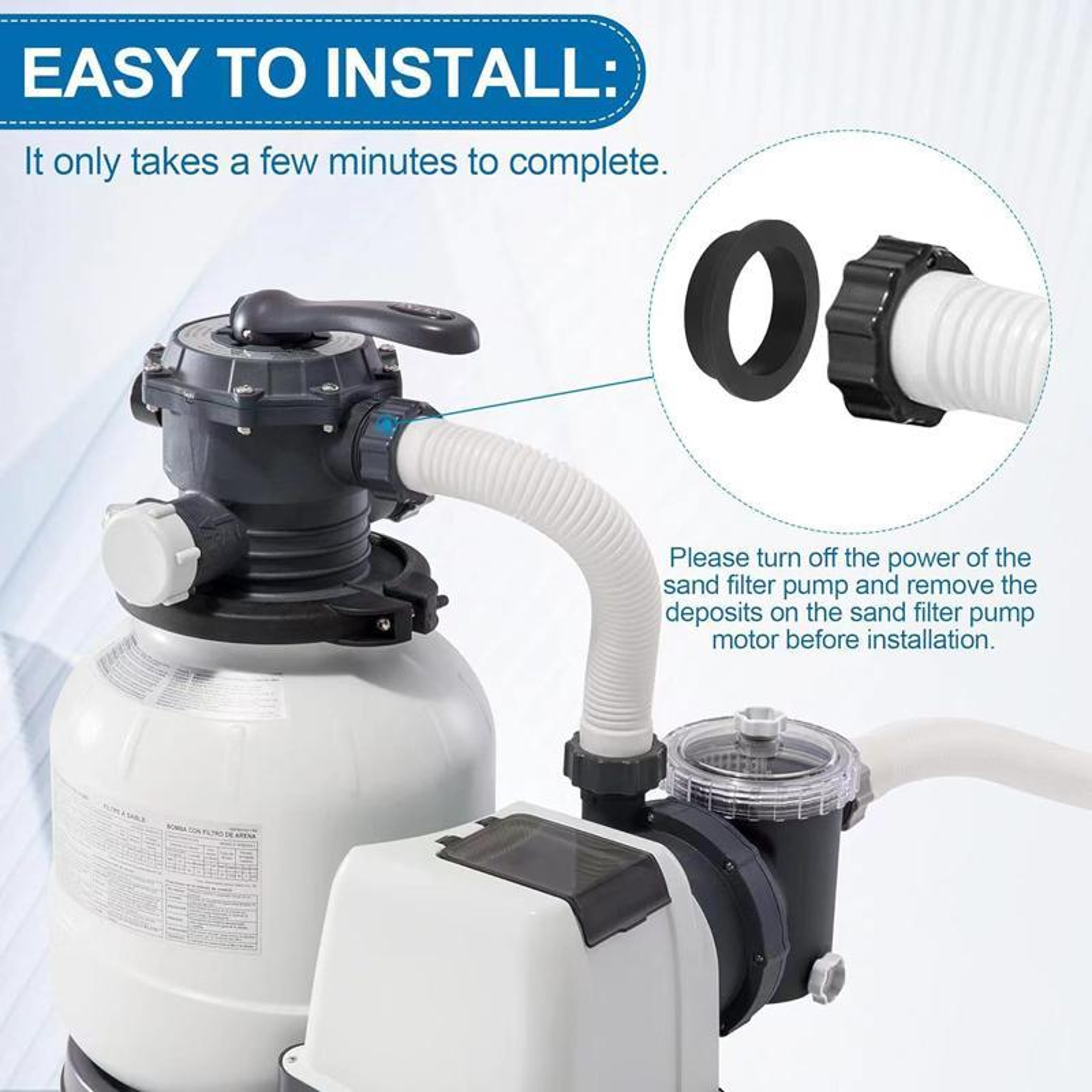 Intex Pool O Ring Replacement Seal Kit For Sand Filter Pumps Leak Repair 2