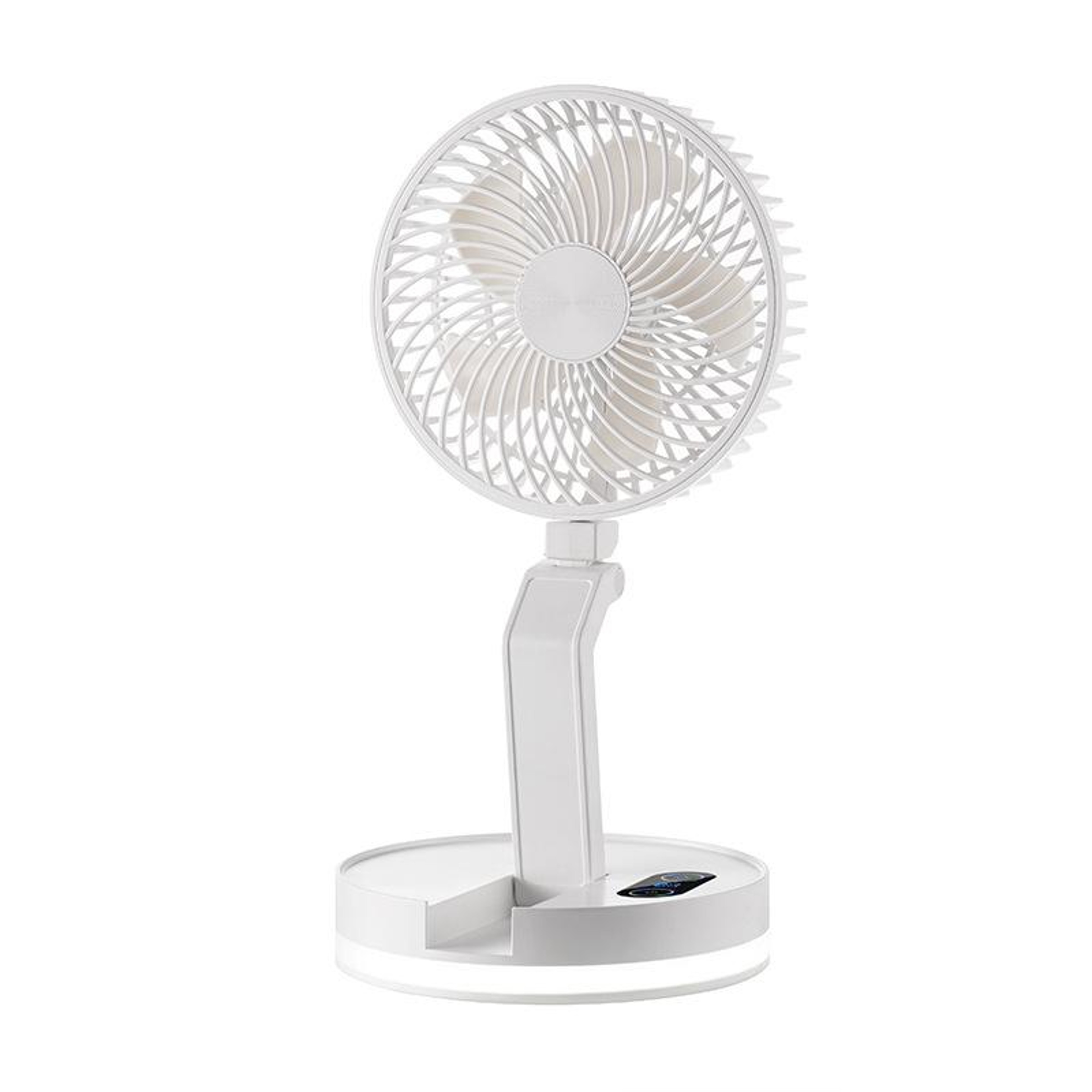 Foldable Wall Mounted Fan With Remote Control LED Light  Desktop Rotation 9