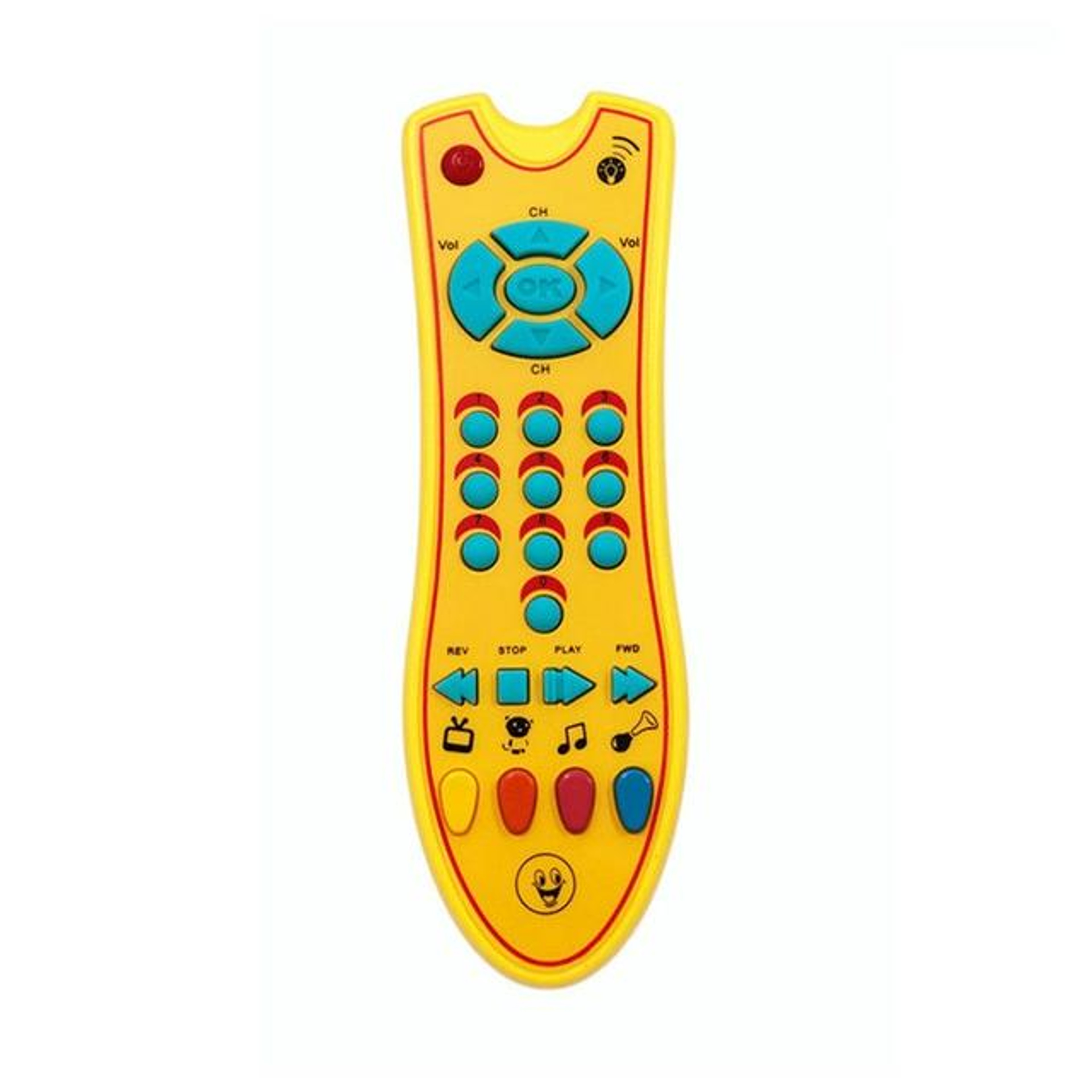 Baby Learning Remote With Music  Lights Interactive Educational Toy For Toddlers 5