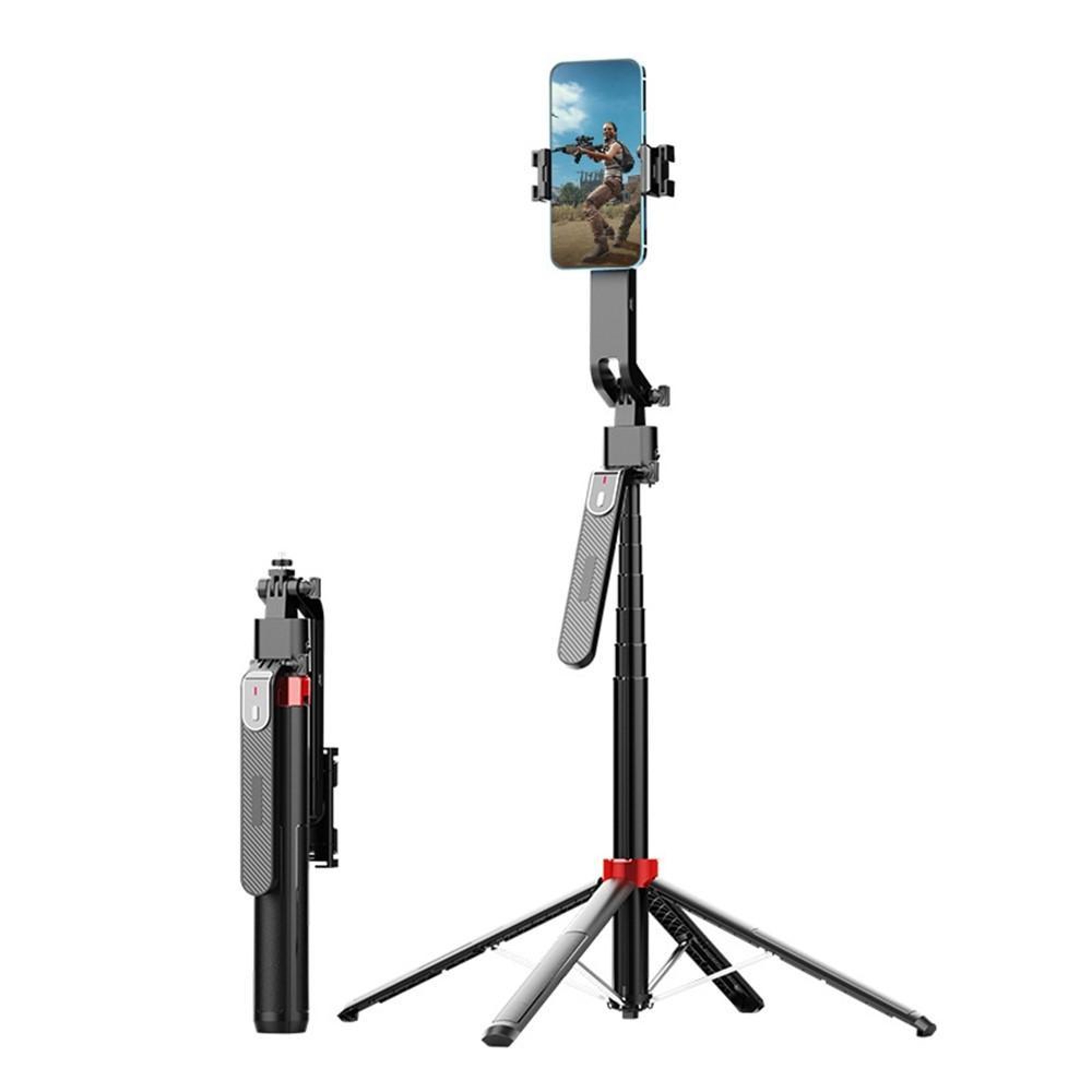 Auto Face Tracking Gimbal Selfie Stick Tripod with Bluetooth Remote for Live Streaming & Vlogging – view 1