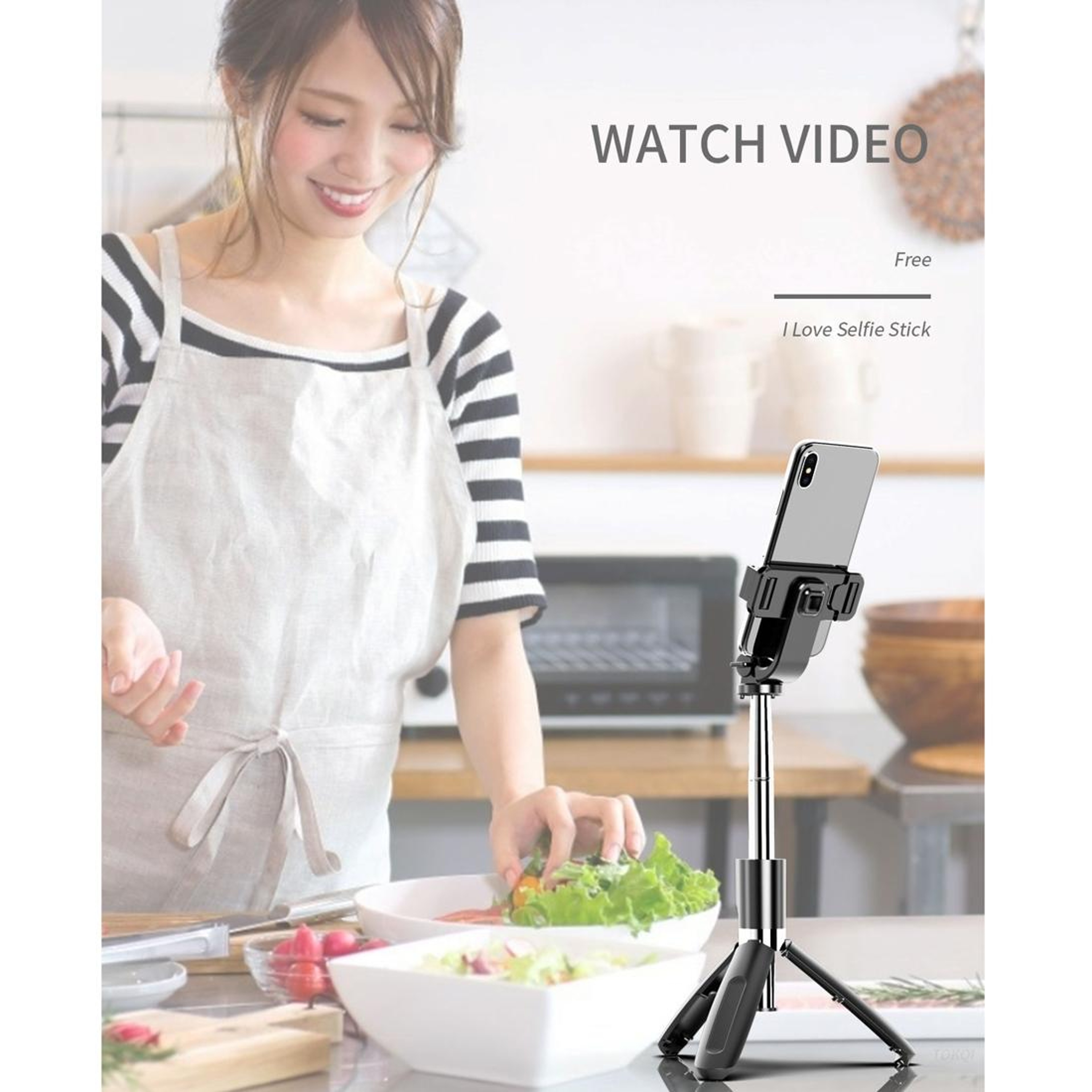 Bluetooth Selfie Stick Tripod With Remote Extendable Phone Stand 8