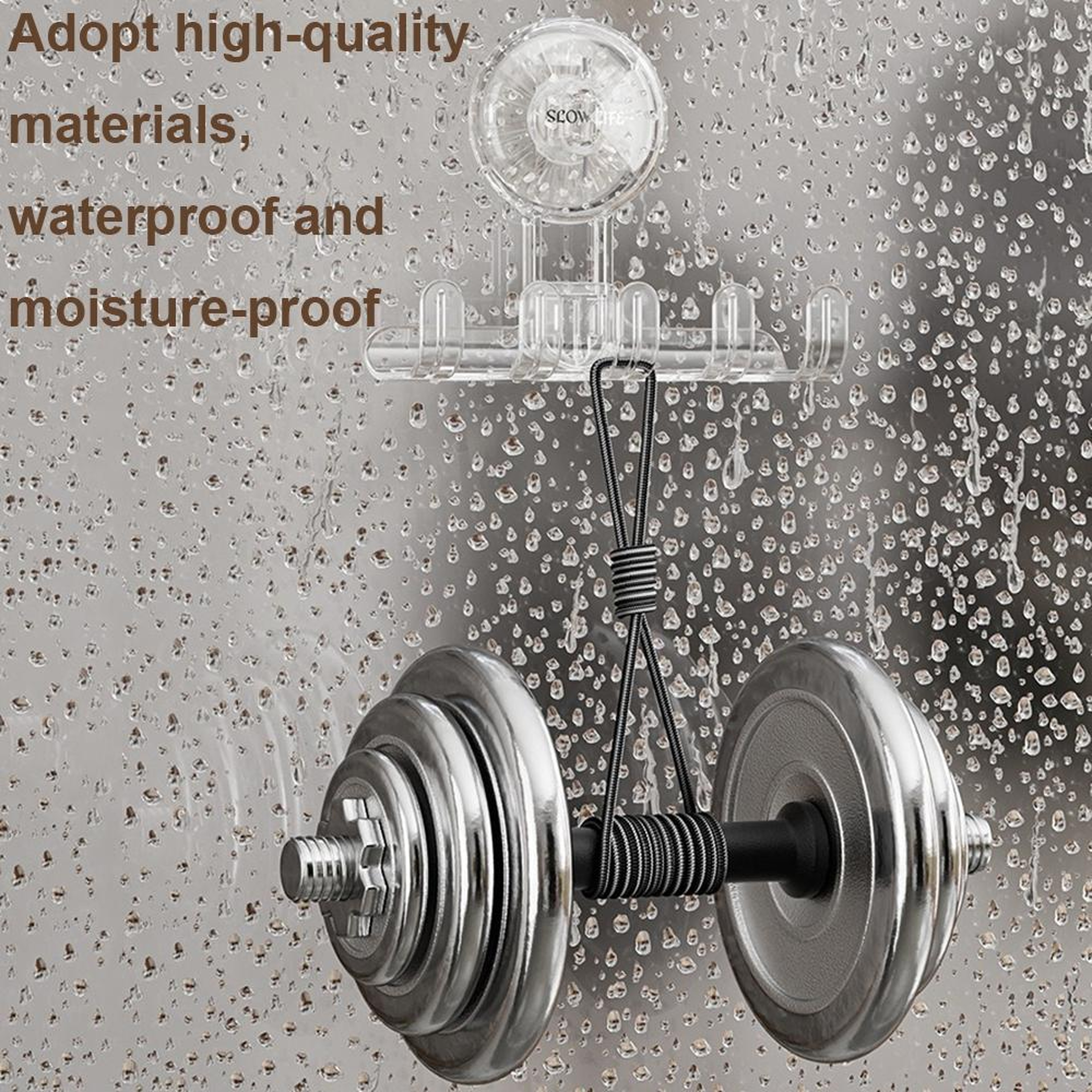 Suction Cup Hook Wall Organizer No Drill Hook For Bathroom  Kitchen Storage 4