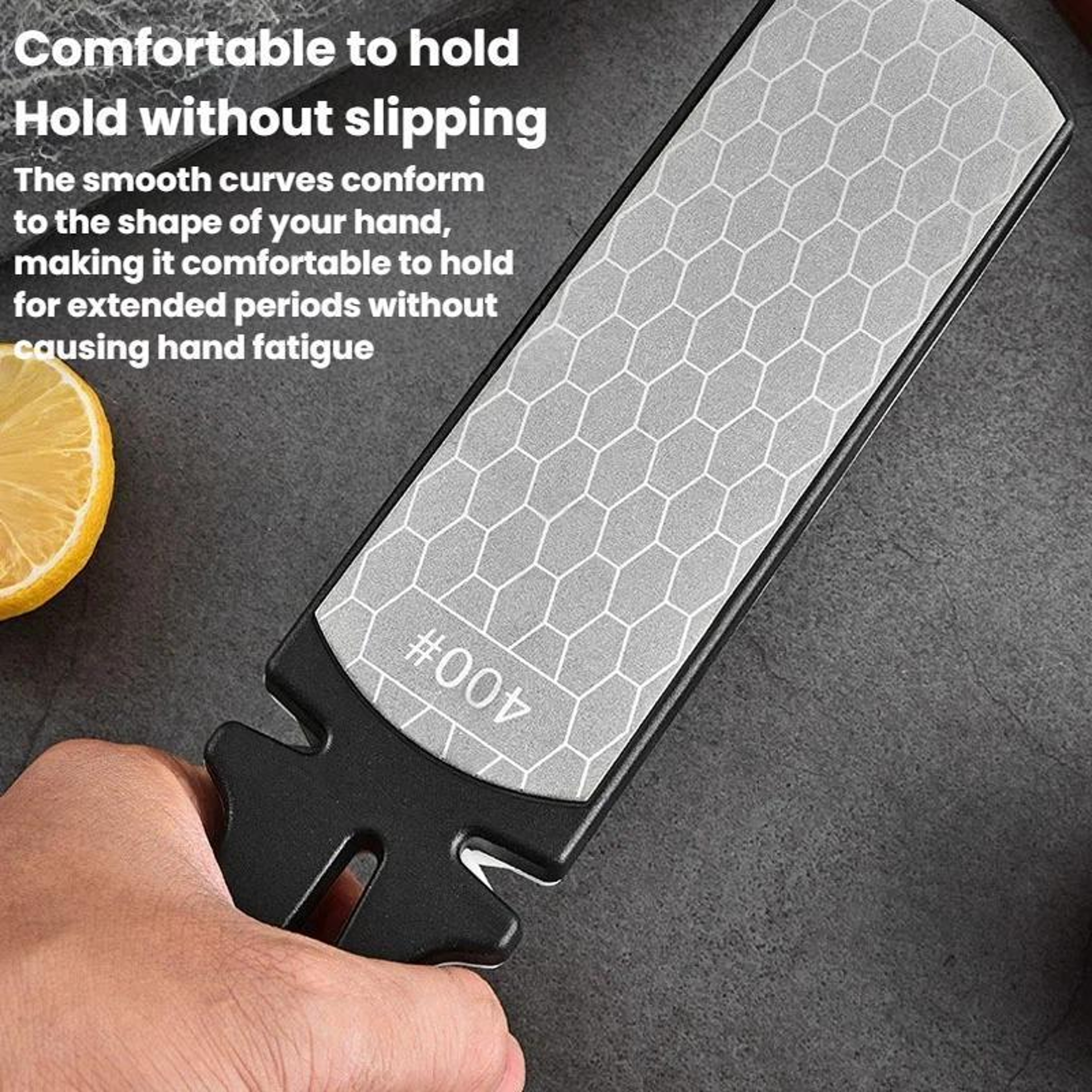 Dual Sided Knife Sharpening Stone Manual Knife Sharpener For Kitchen  Home Use 3